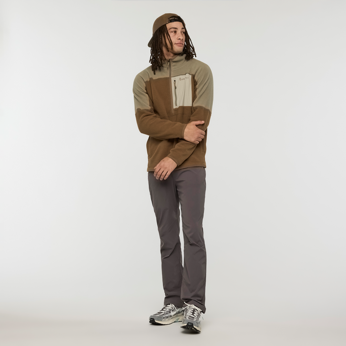 Abrazo Fleece Half-Zip Jacket - Men's — reverse or alternate view