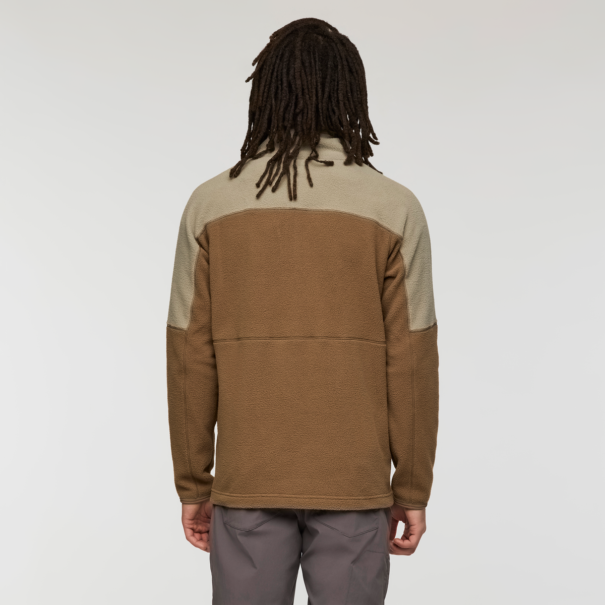 Abrazo Fleece Half-Zip Jacket - Men's — pocket, panel, or fit detail