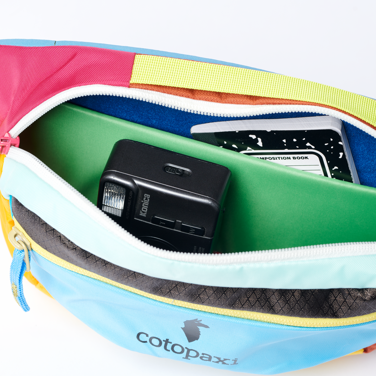 Kapai 3L Hip Pack - Del Día — pocket, panel, or fit detail