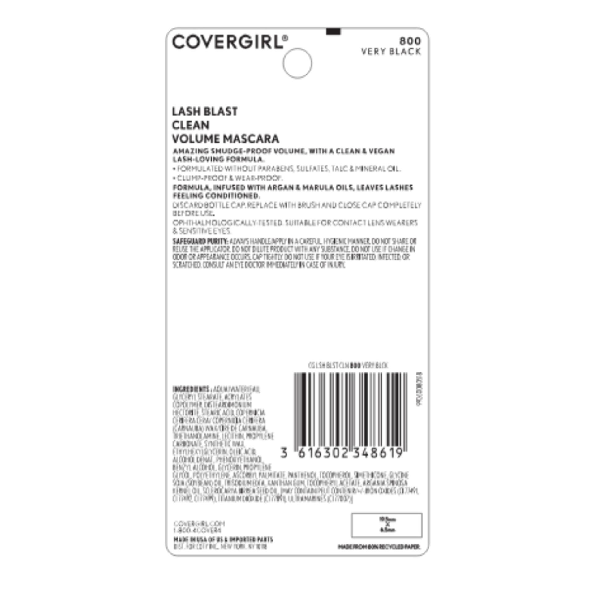 back carton label