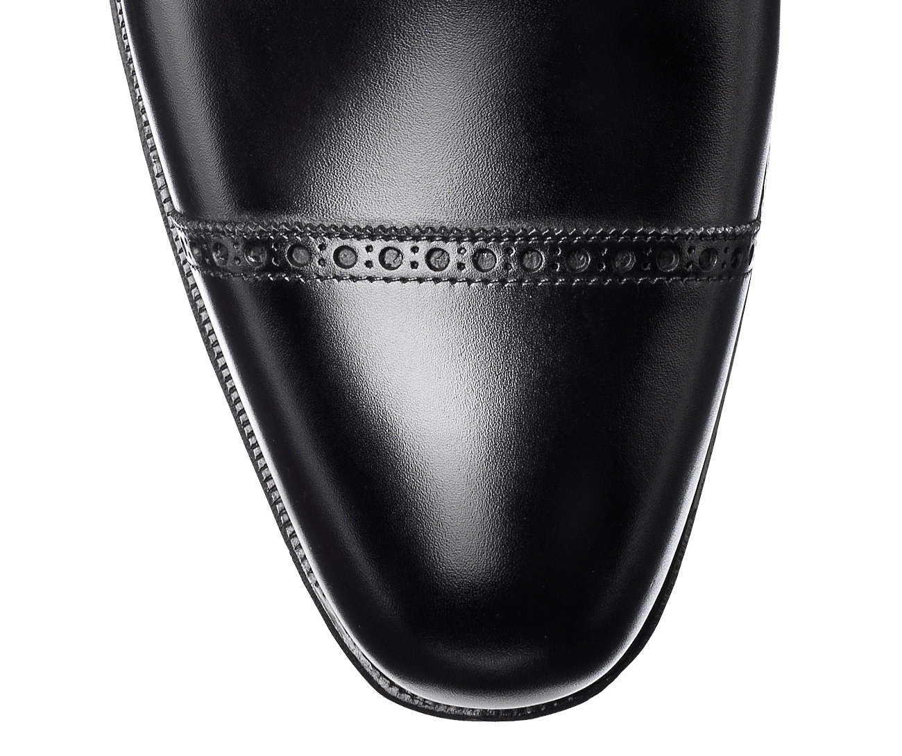 Belgrave leather and finishing closeup