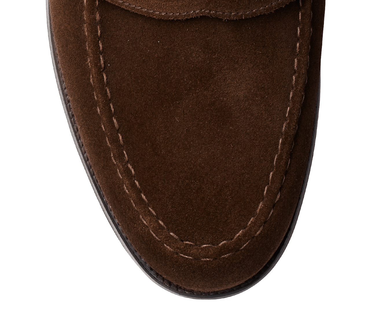 Boston leather and finishing closeup