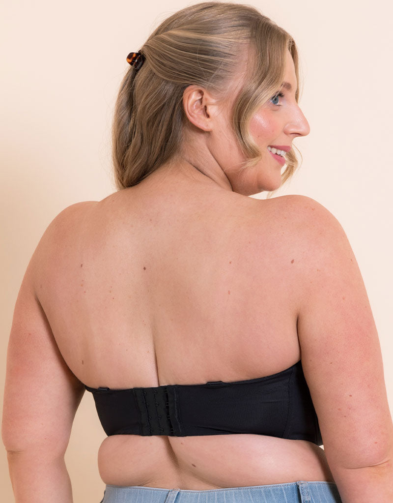 Back band and closure view