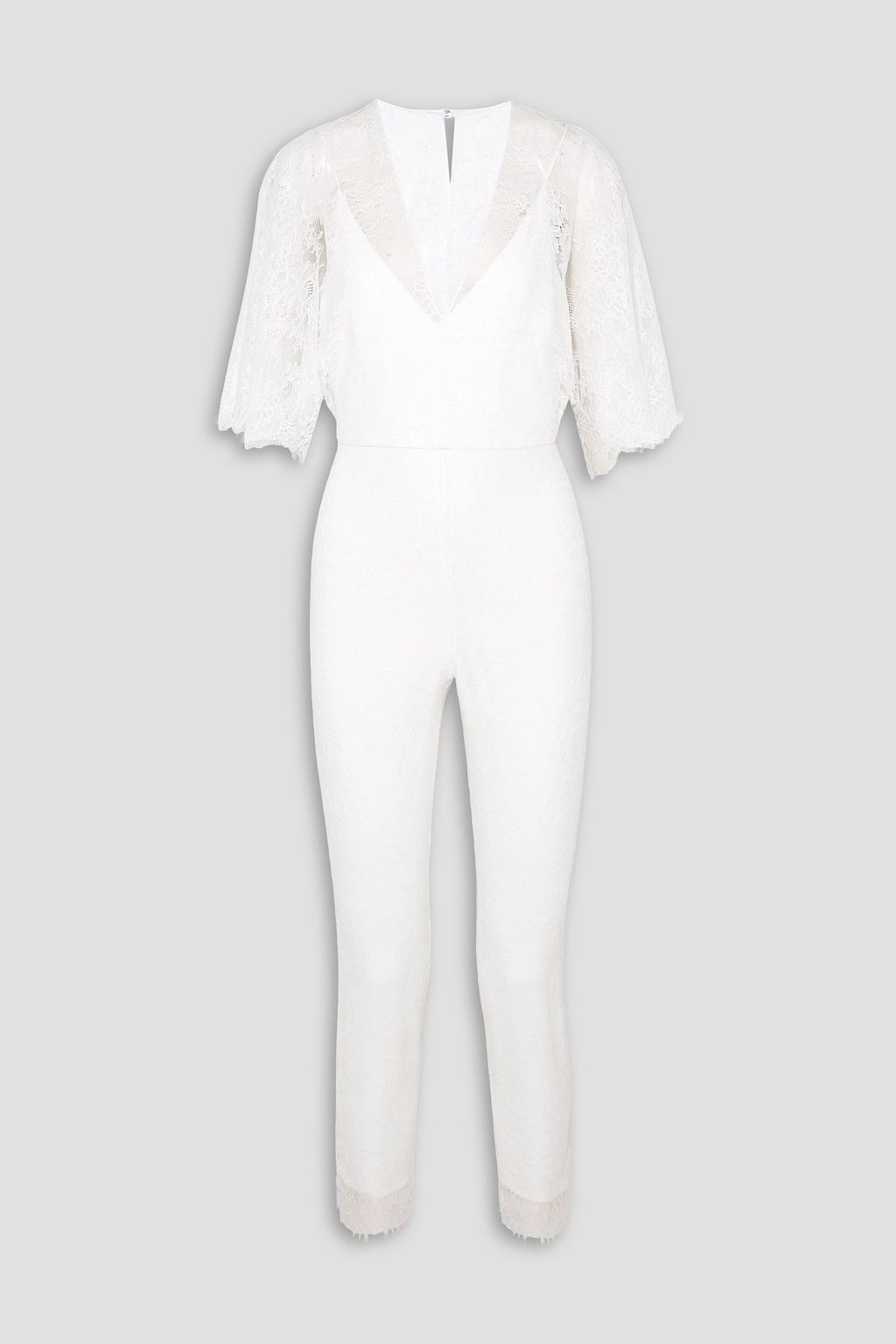 Cropped Lace Jumpsuit