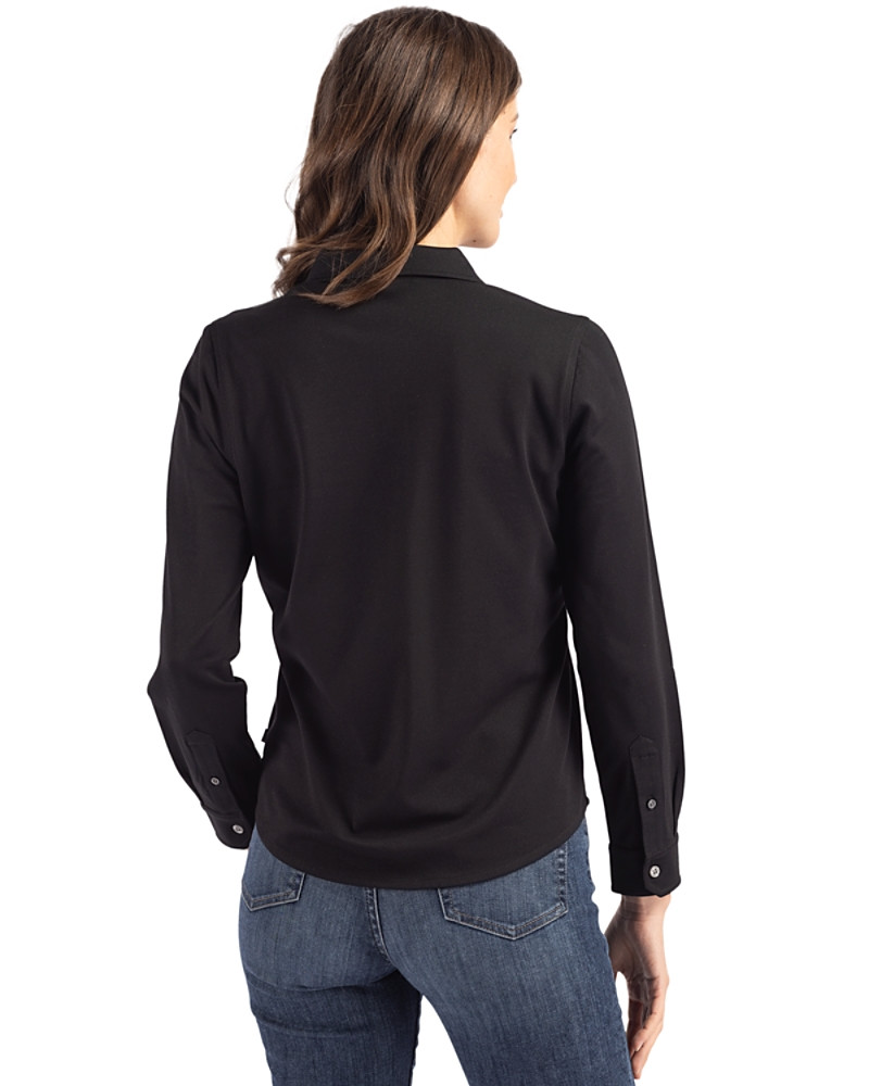 Advantage Recycled Cotton-Blend Pique Button Down Shirt alternate view
