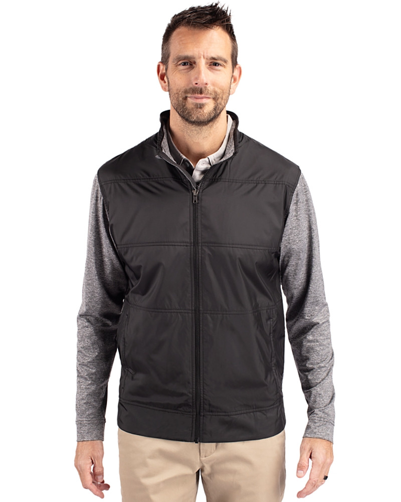 Stealth Recycled Hybrid Quilted Windbreaker Jacket