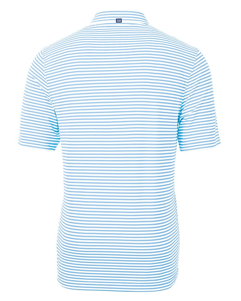 Virtue Recycled Stripe Featherlight Pique Polo alternate view