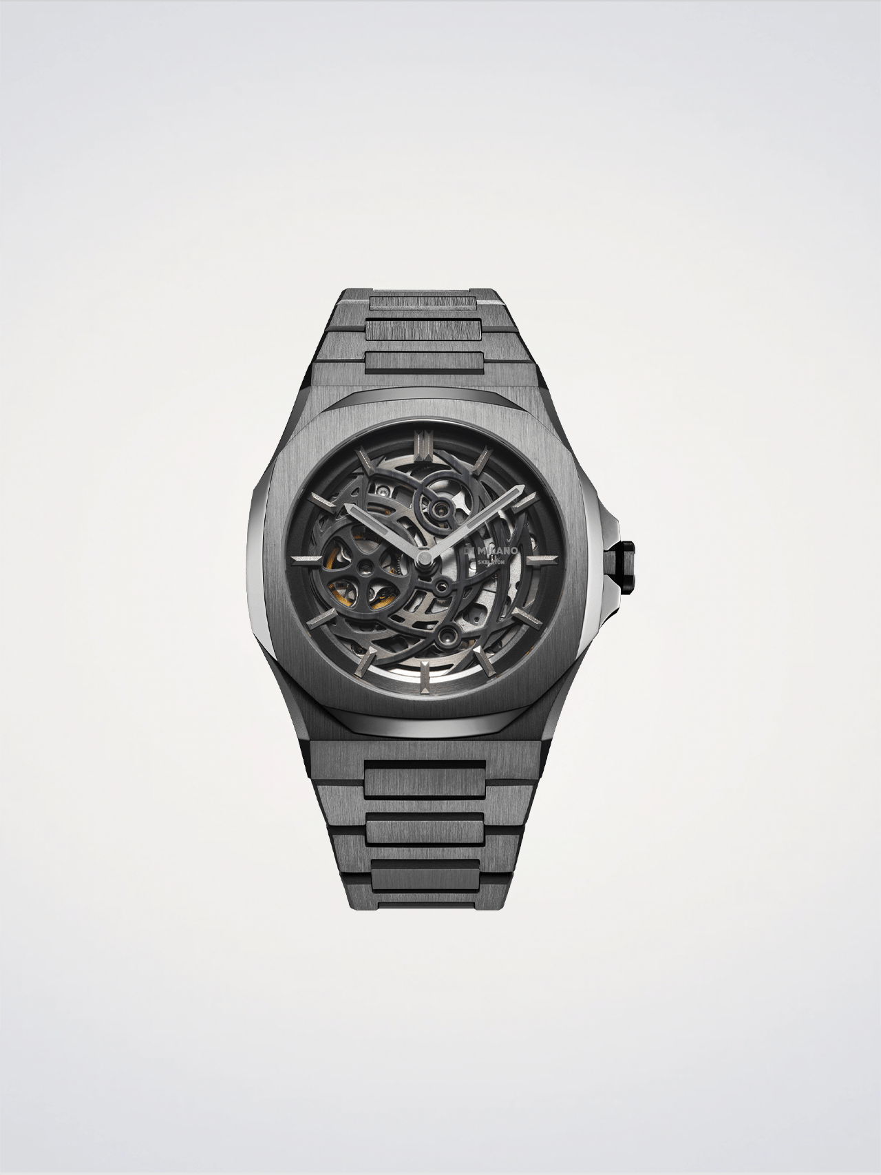 Skeleton Bracelet Gun Metal