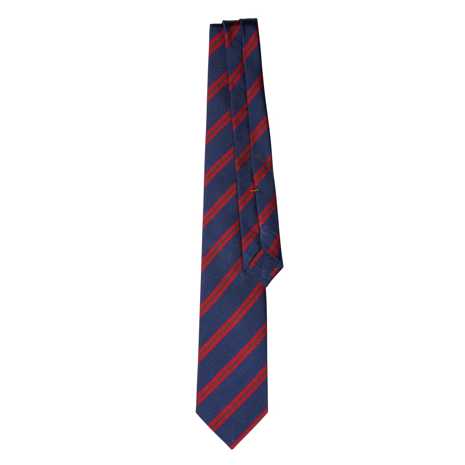 Navy, beige and burgundy stripe