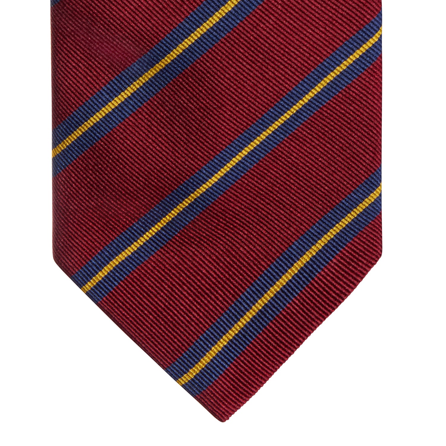 Navy silk tie