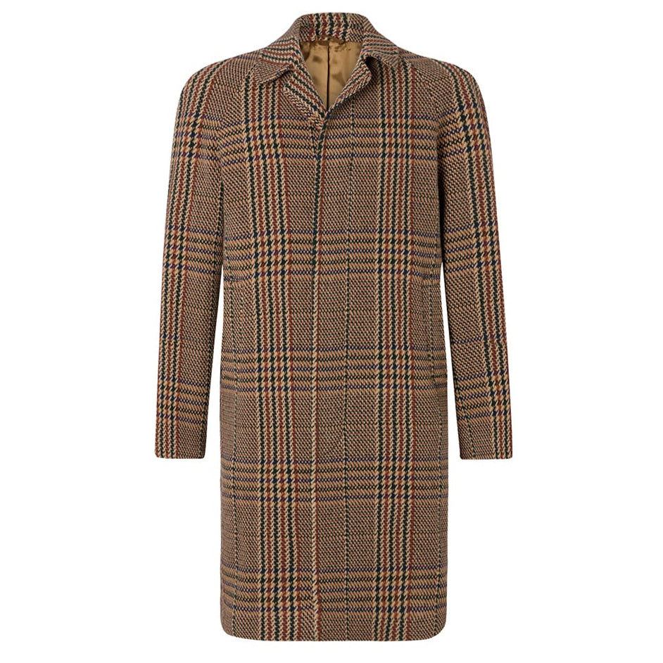 Kensington Windowpane Overcoat