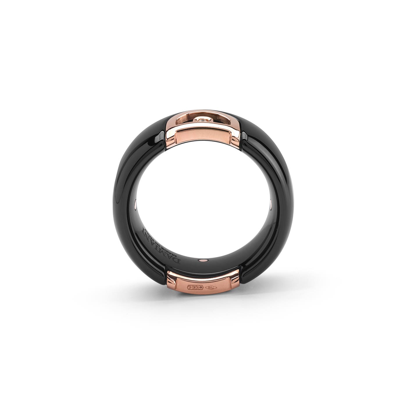 Black ceramic band, side profile