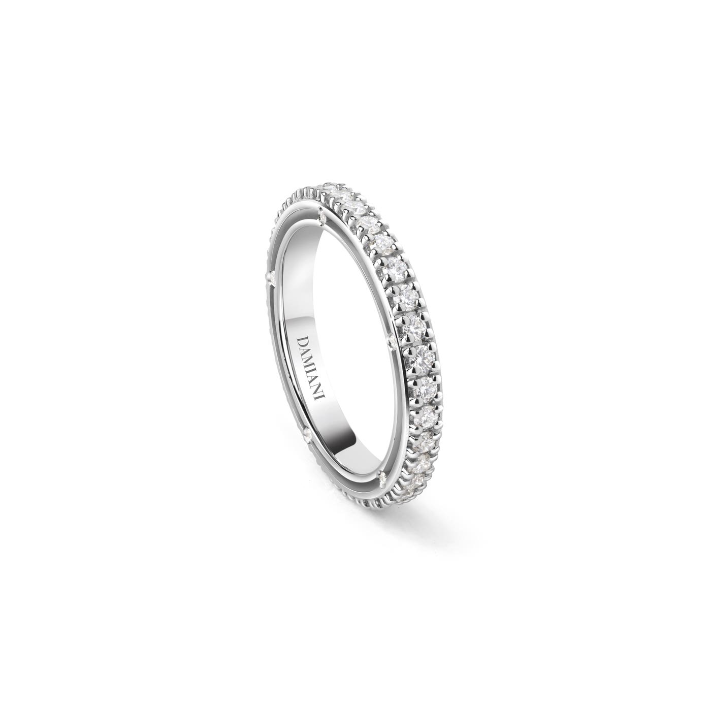 White-gold and diamond D.Side ring variant