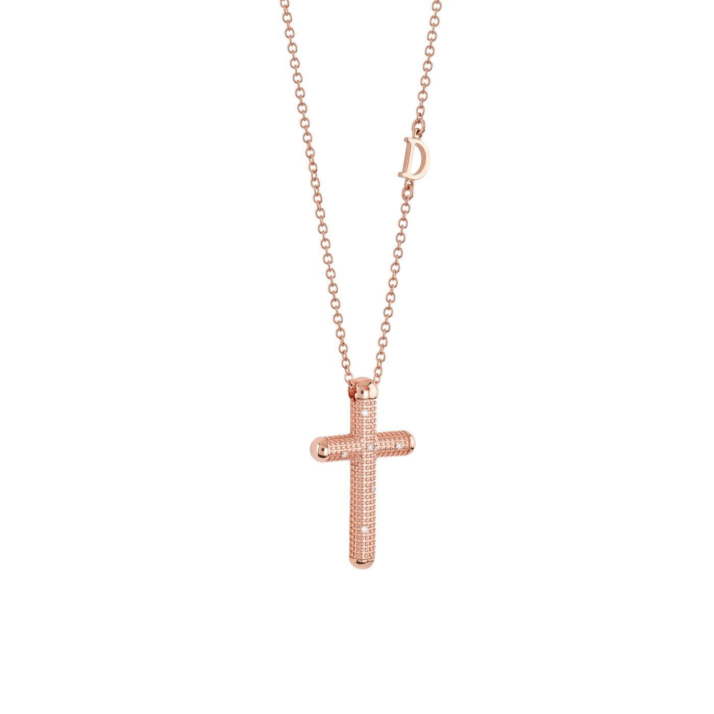Vertical necklace view of the pendant