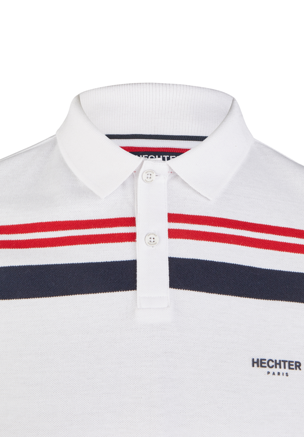 Collar and placket detail