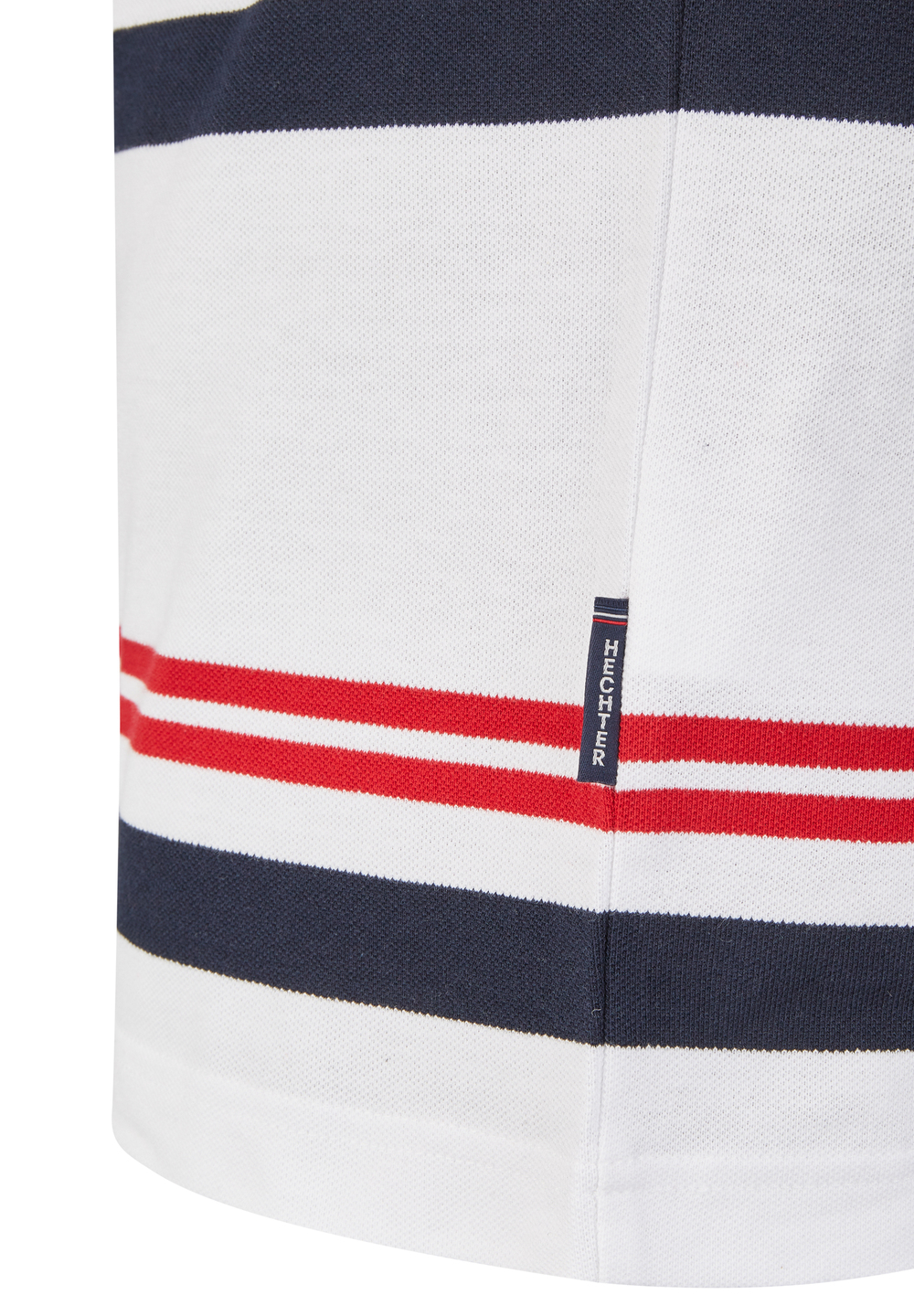 Folded polo detail