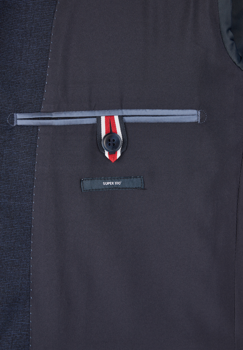 Back view of the jacket and trousers