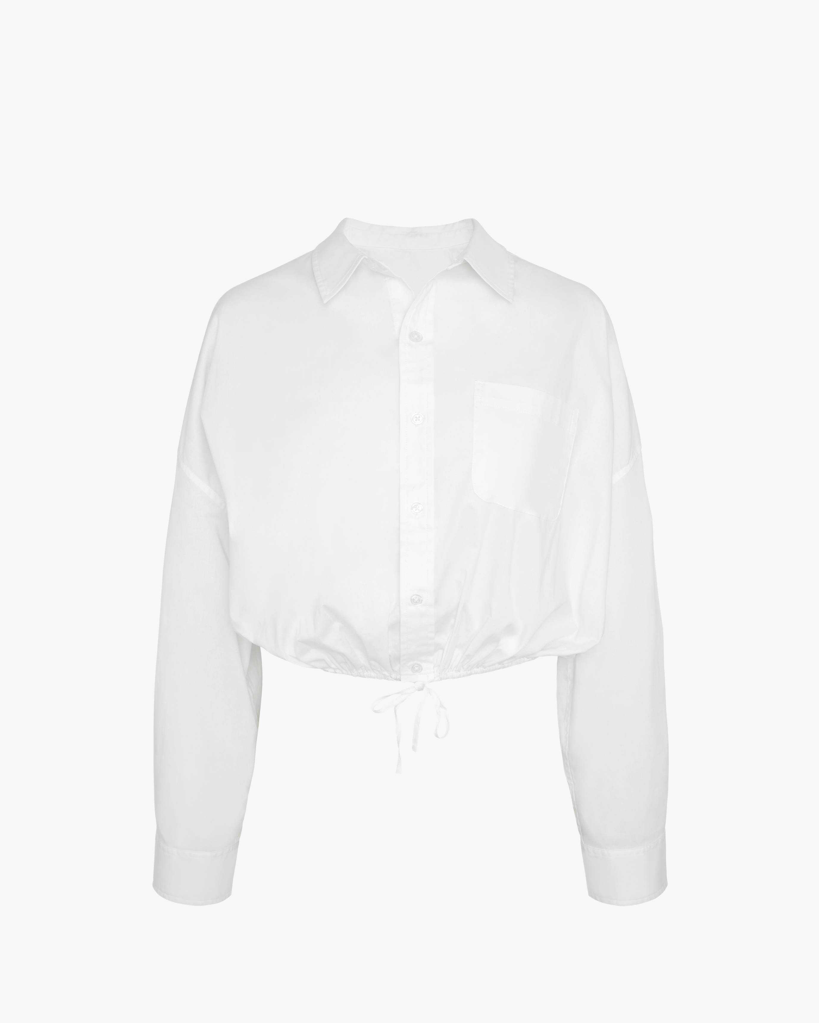 Bubble Button Up Poplin Shirt official angle 2