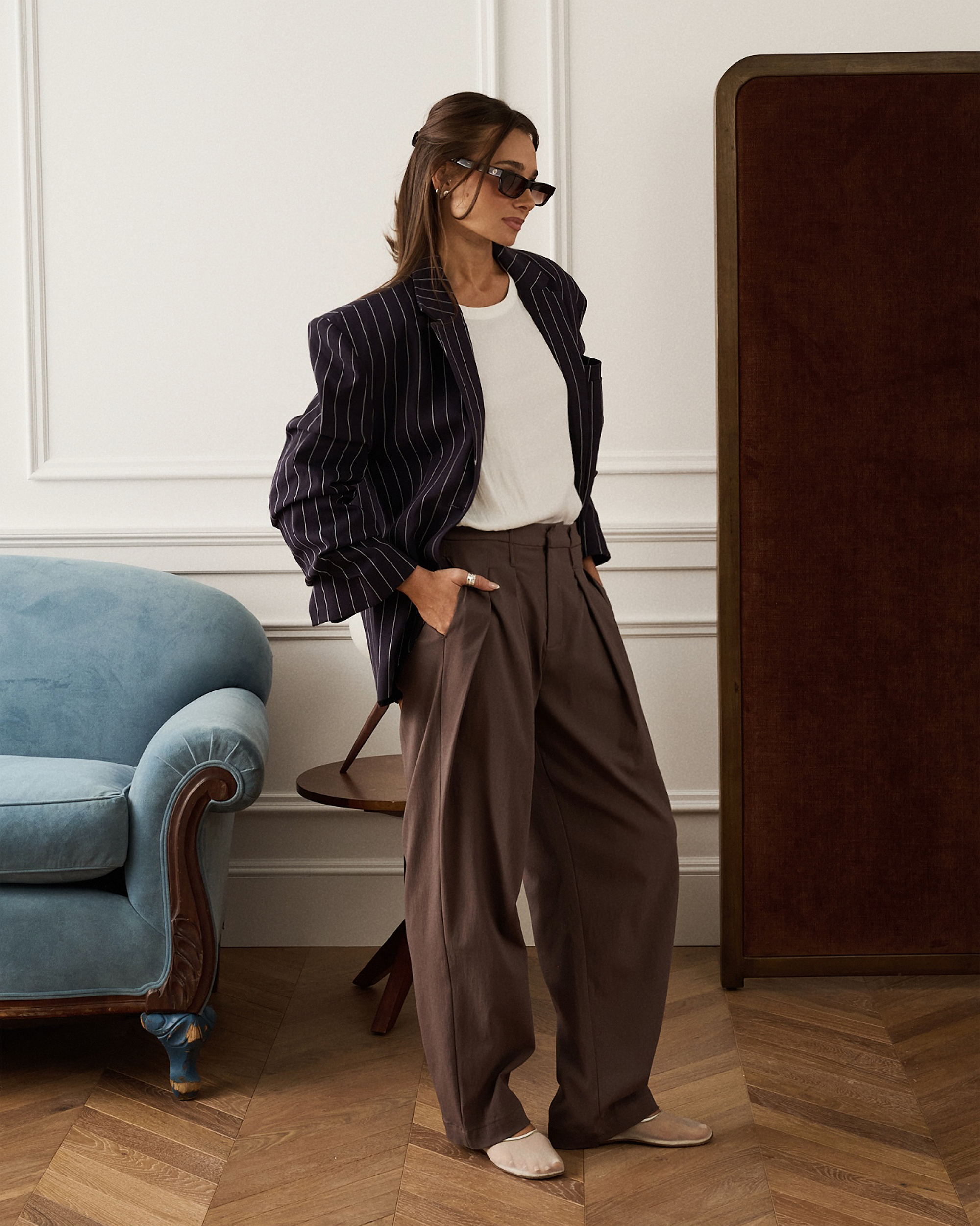 Cinched Sleeve Boxy Blazer official angle 3