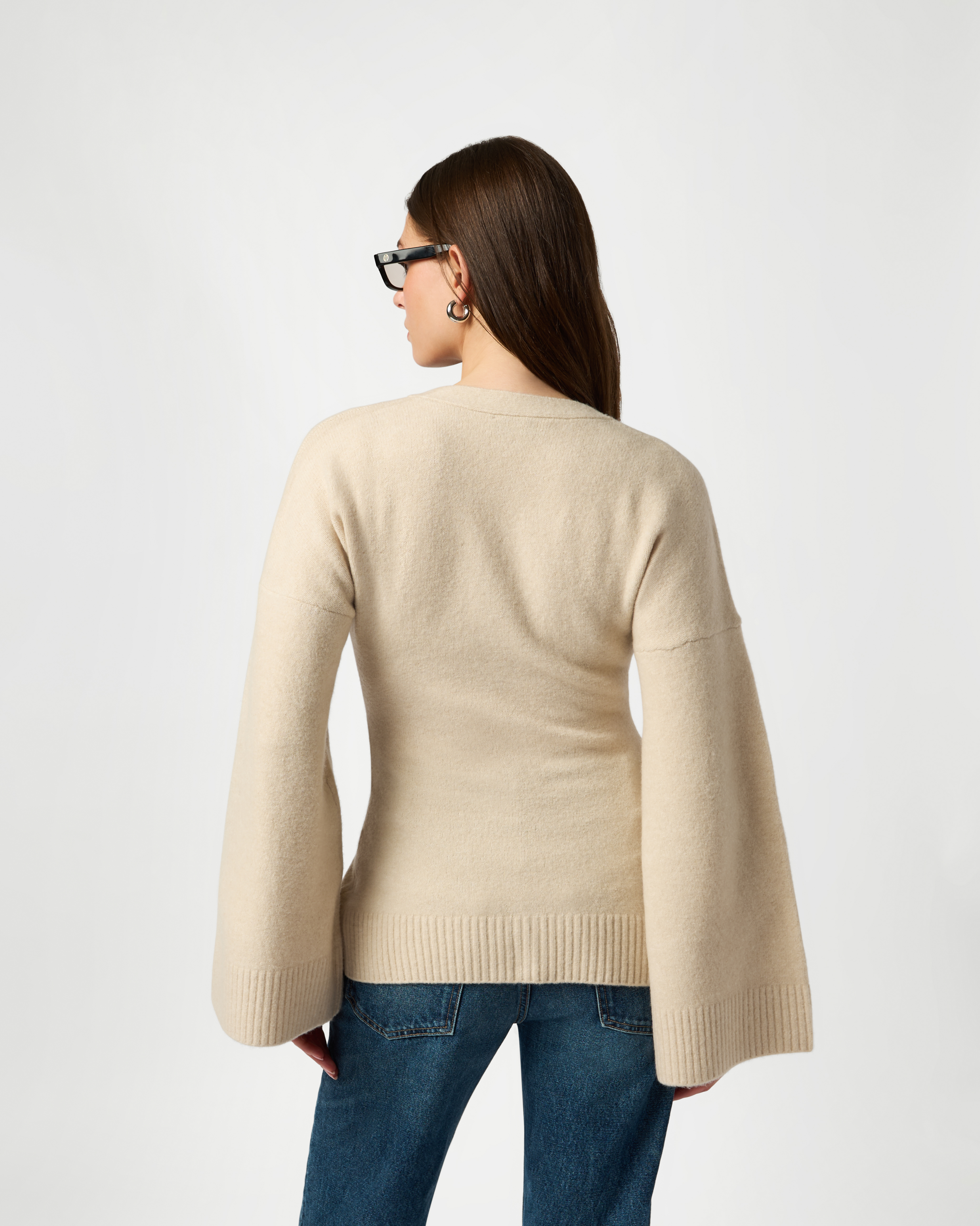 Cinched Waist Cardigan official angle 6