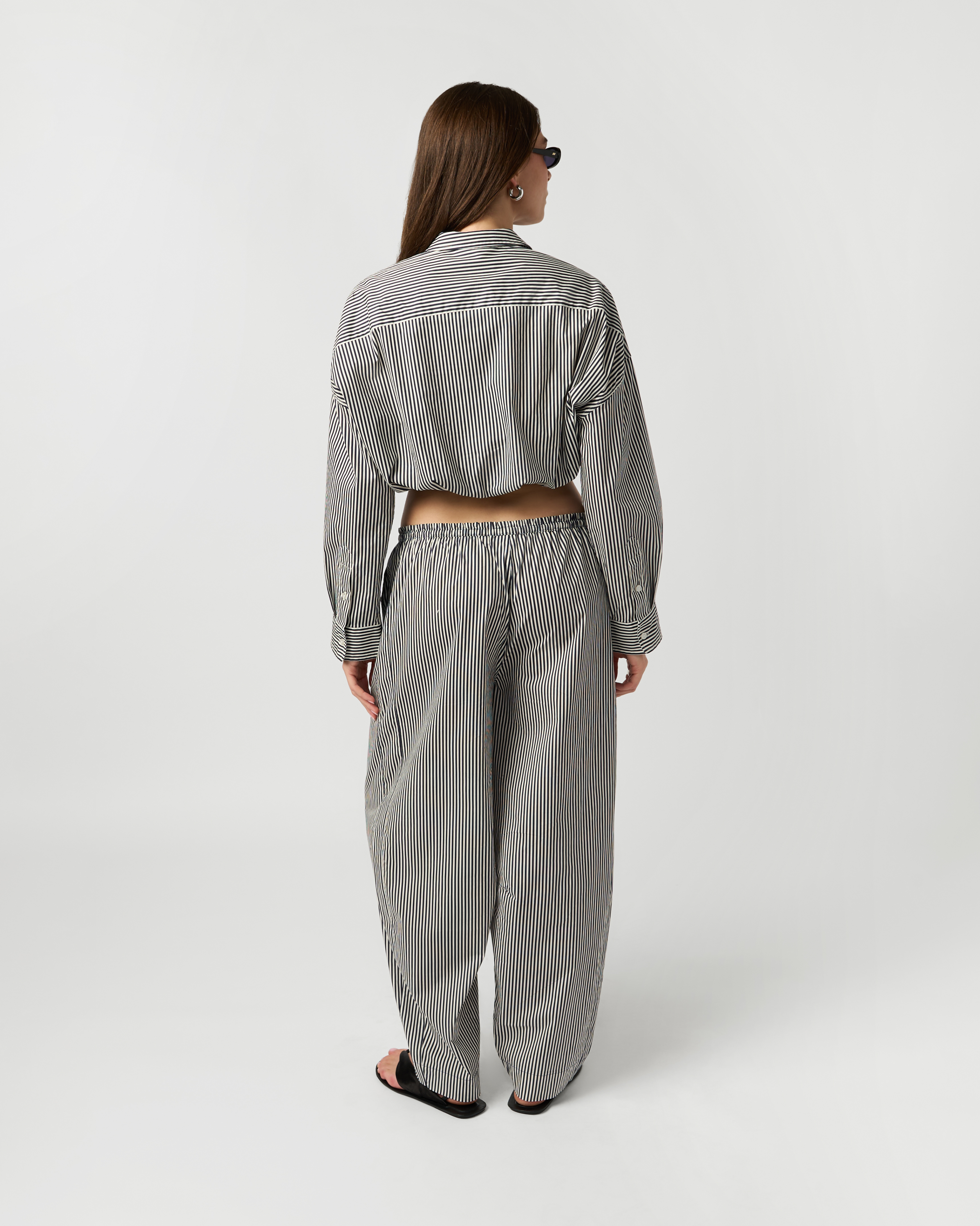 Striped Pull On Balloon Pant official angle 6