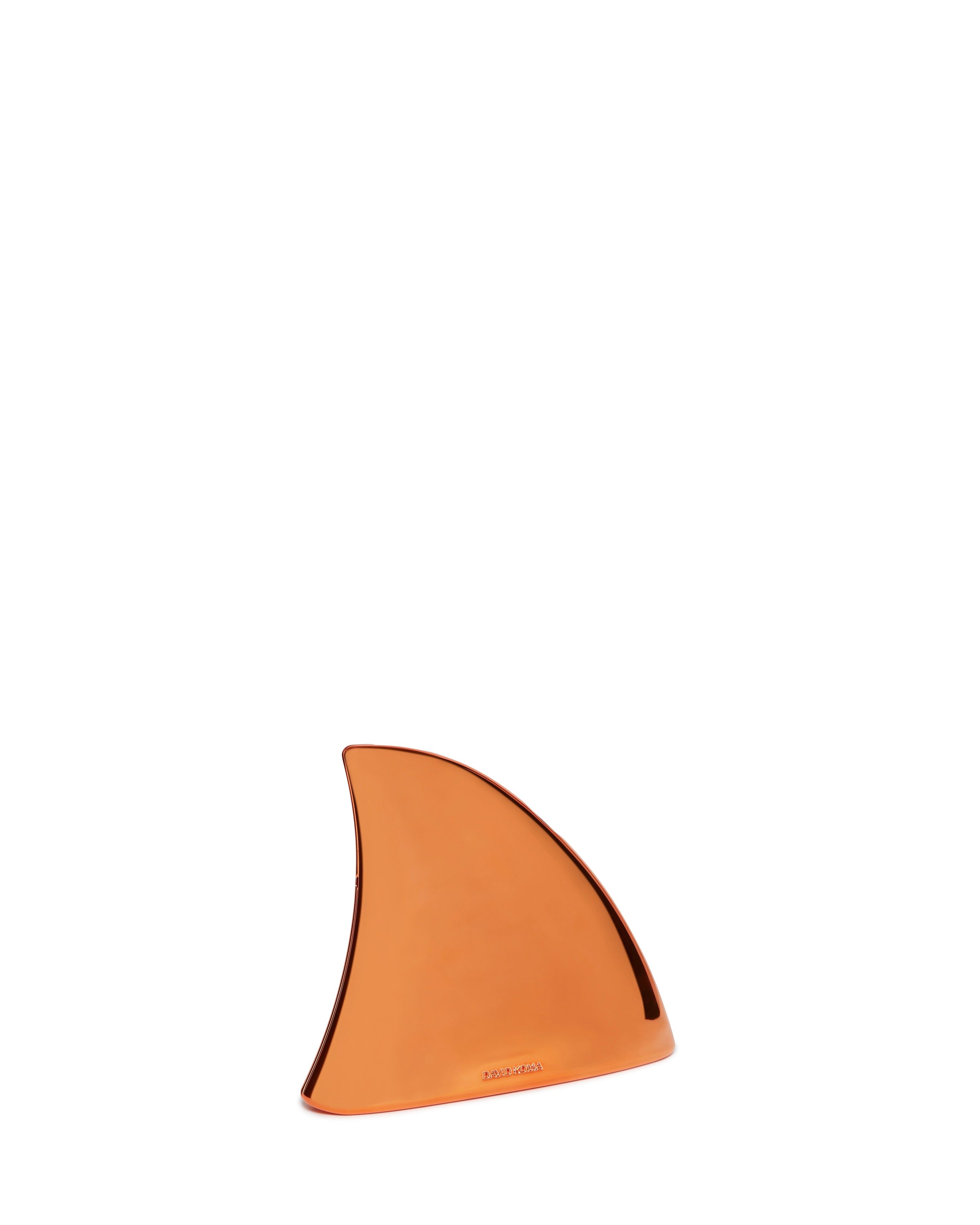 orange bag with chain strap