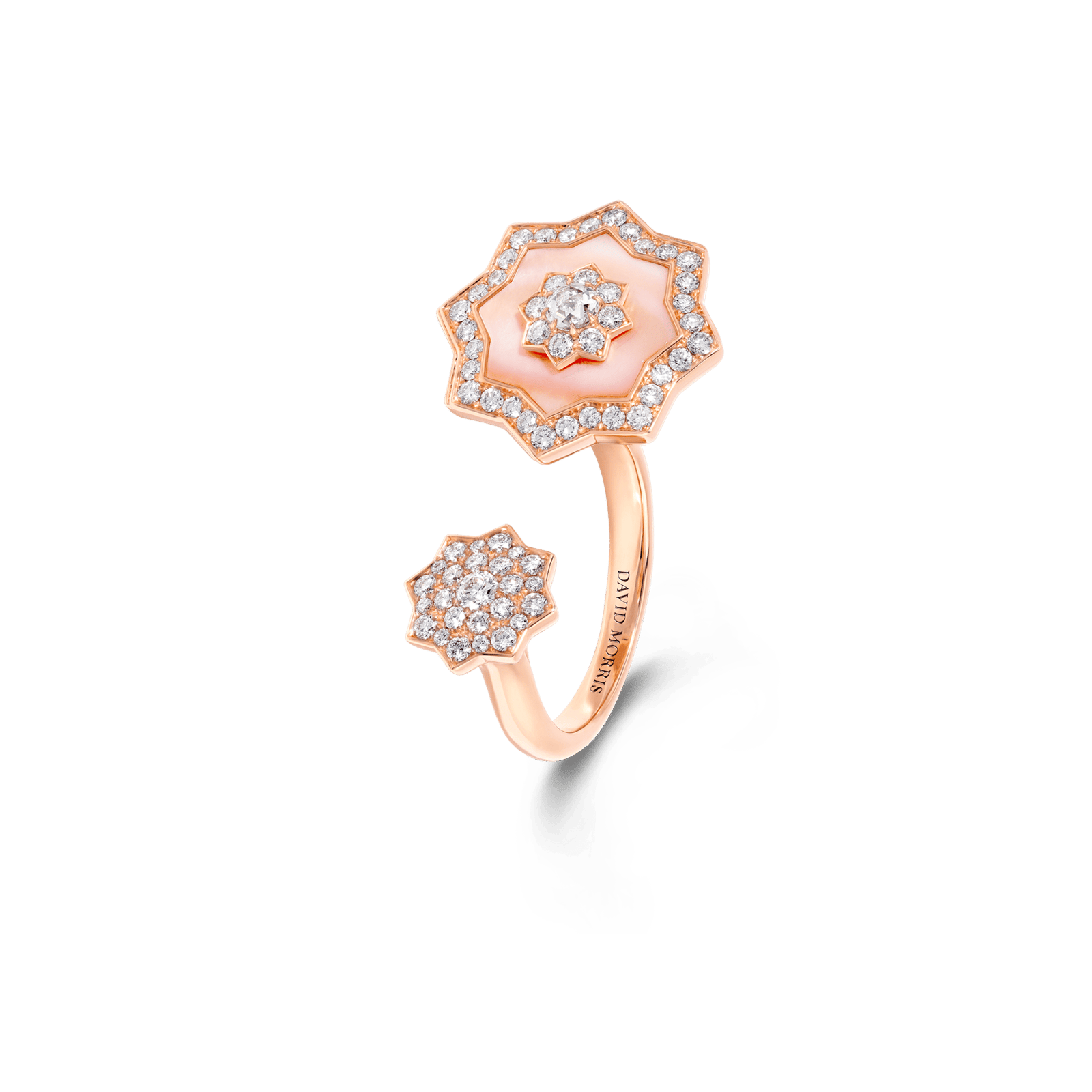 Astra rose-gold diamond bangle