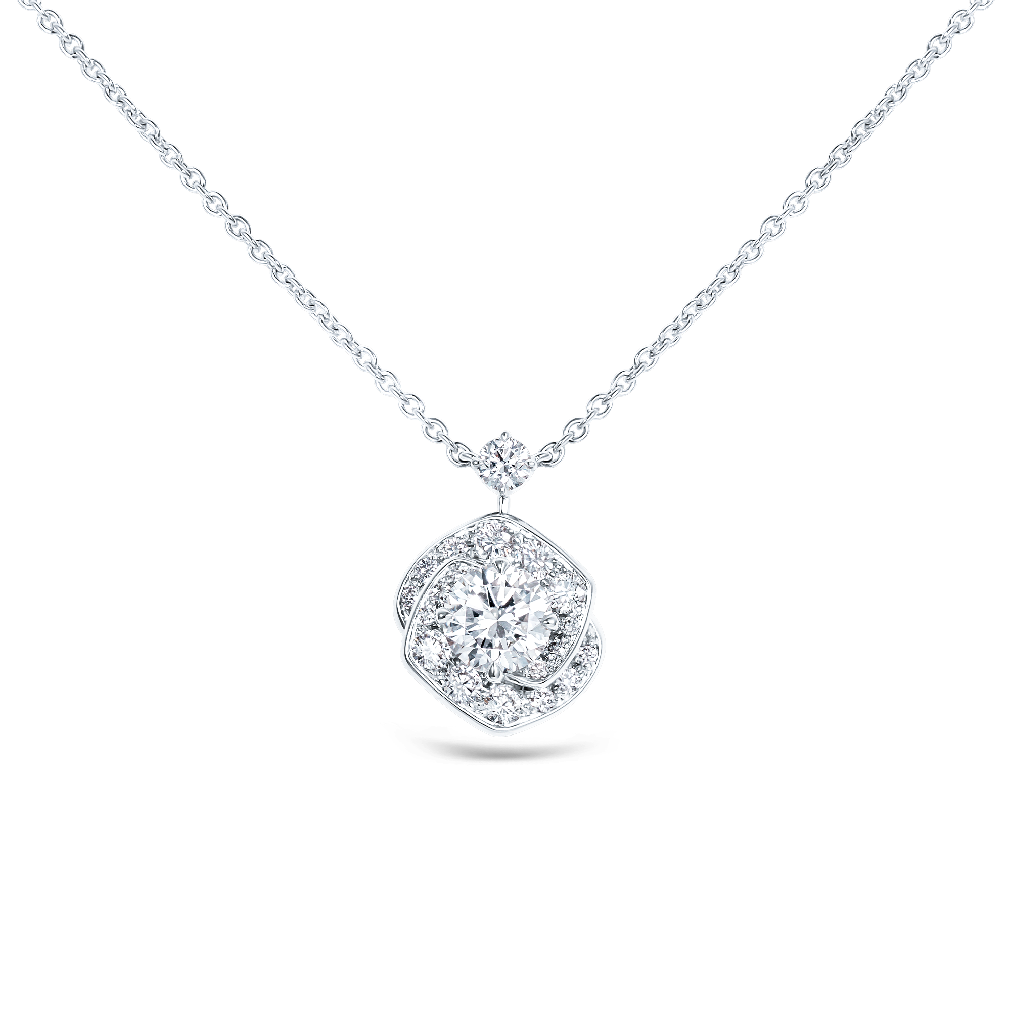Frozen Kiss torque necklace