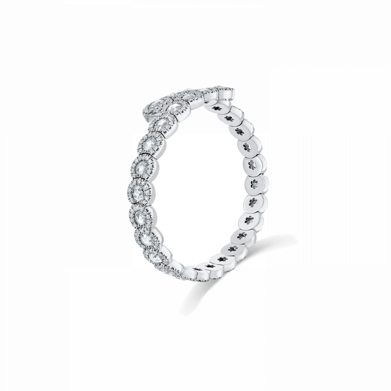 Rose Cut bangle detail