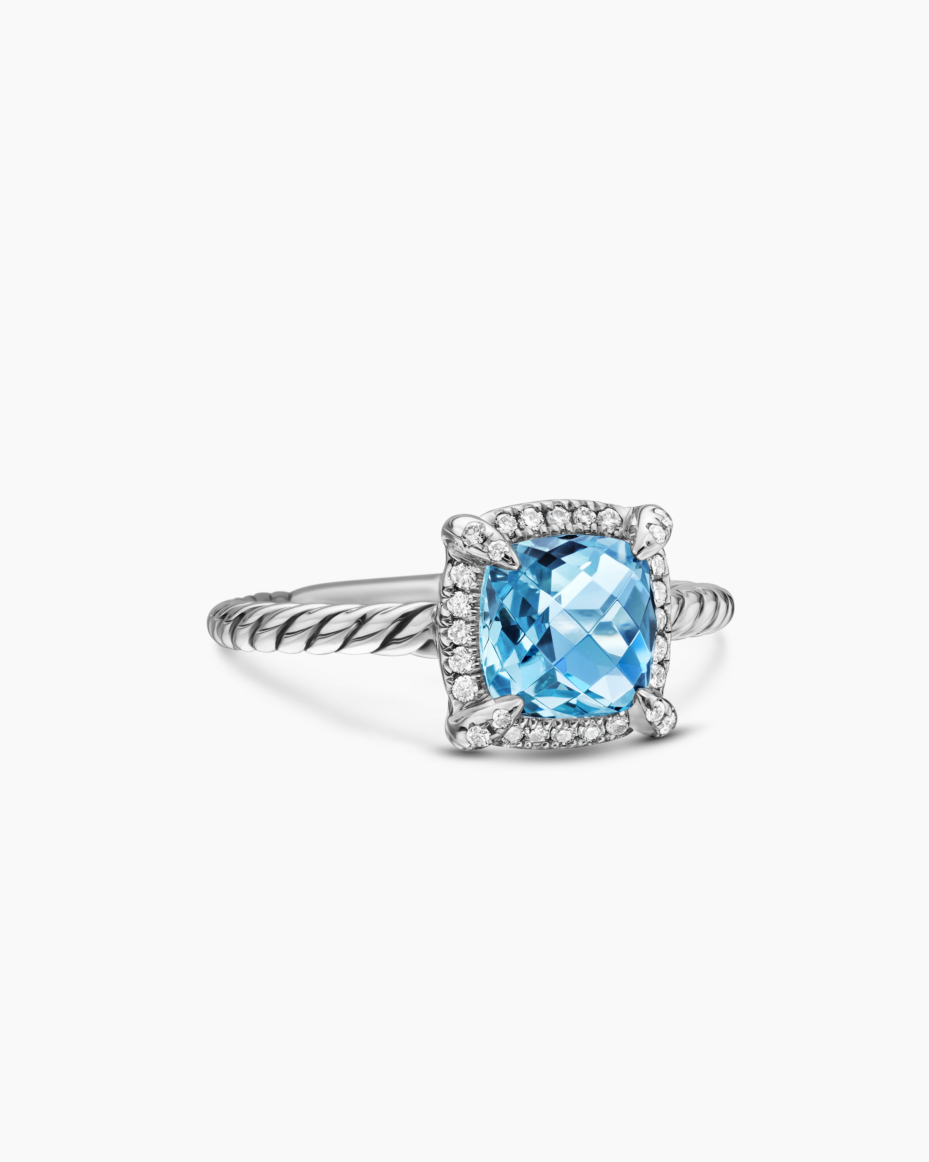 Châtelaine Pavé Bezel Ring