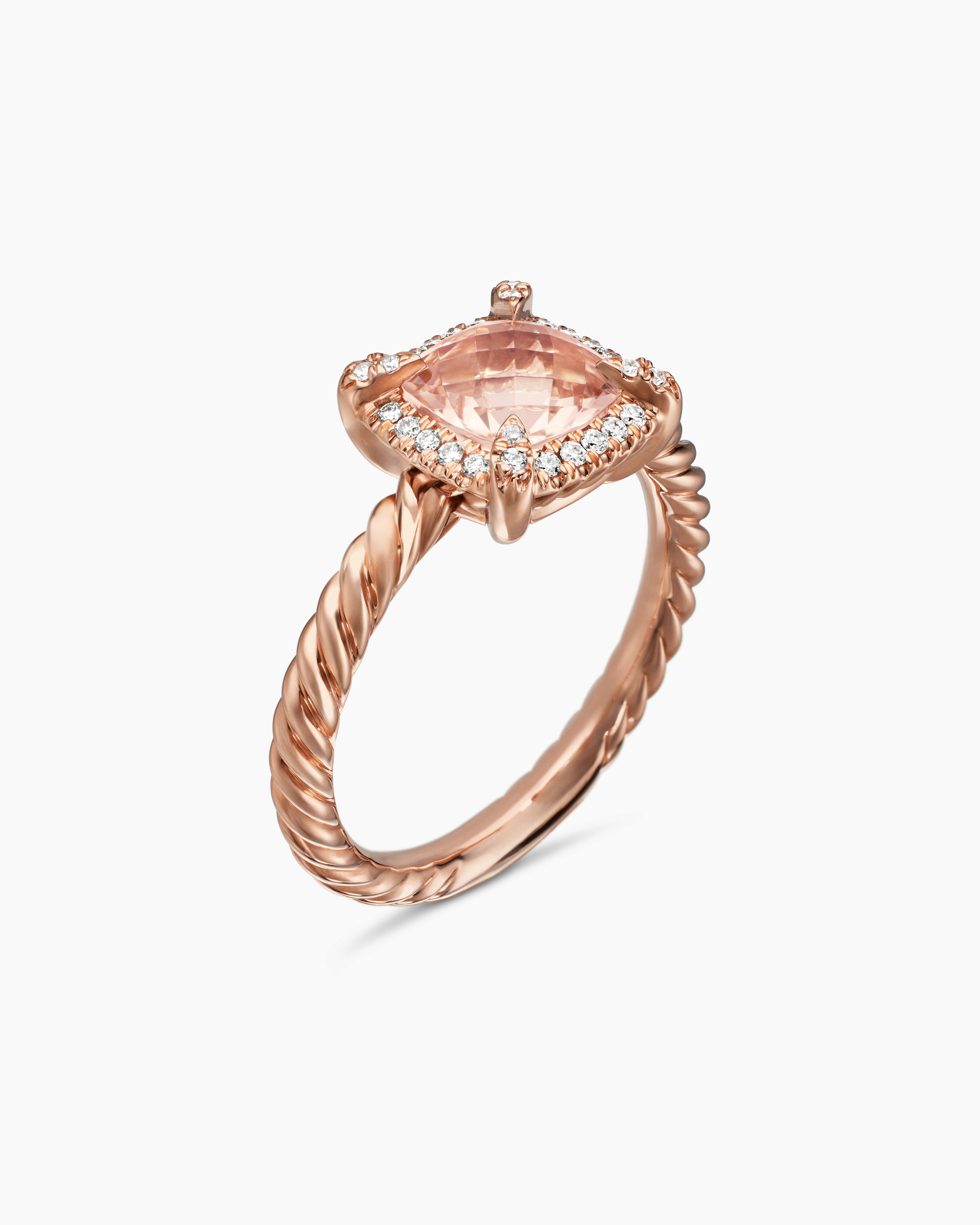 Châtelaine Pavé Bezel Ring, alternate detail view