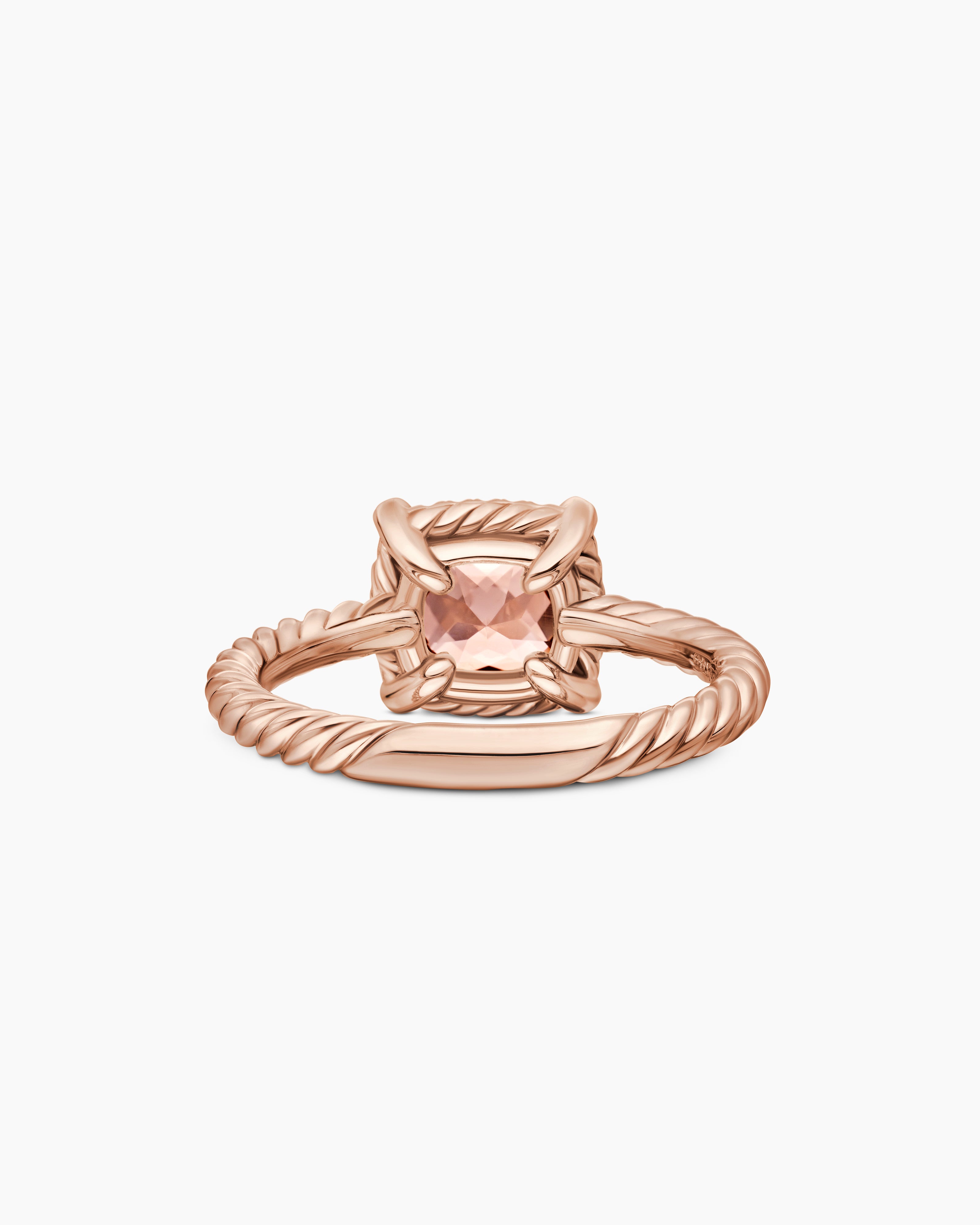 Châtelaine Pavé Bezel Ring, alternate detail view