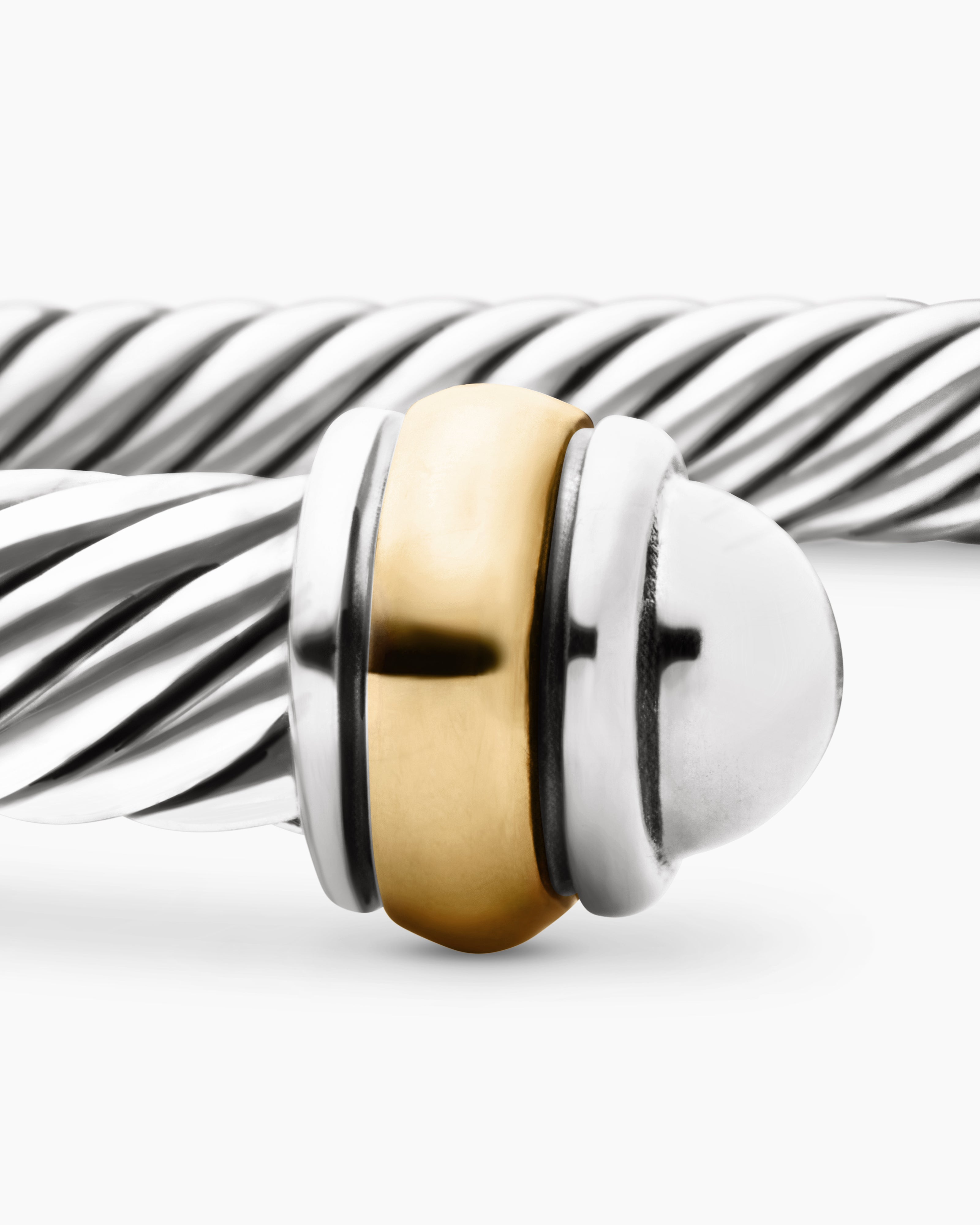 Classic Cable Bracelet, alternate detail view