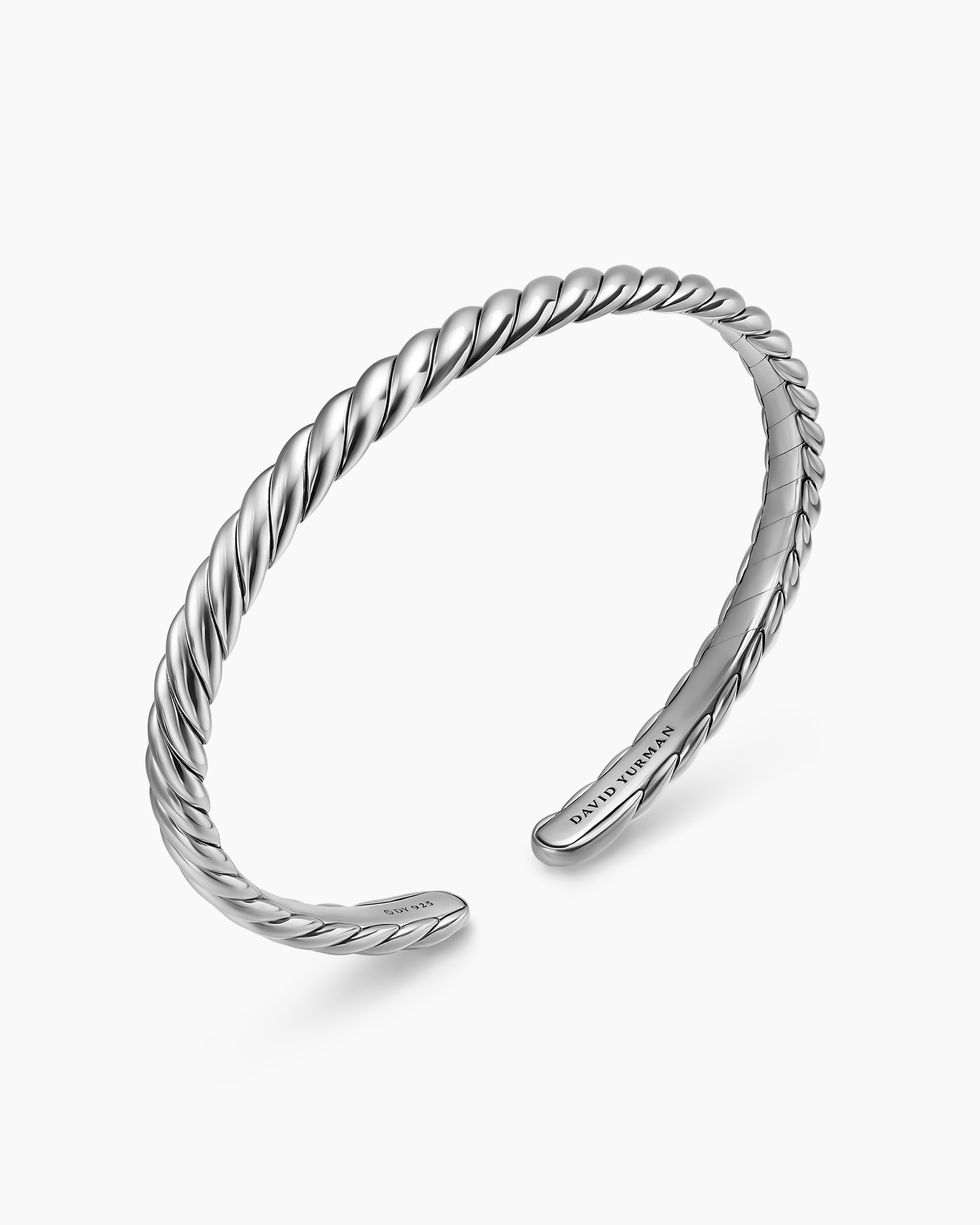 Sculpted Cable Flex Bracelet, alternate detail view