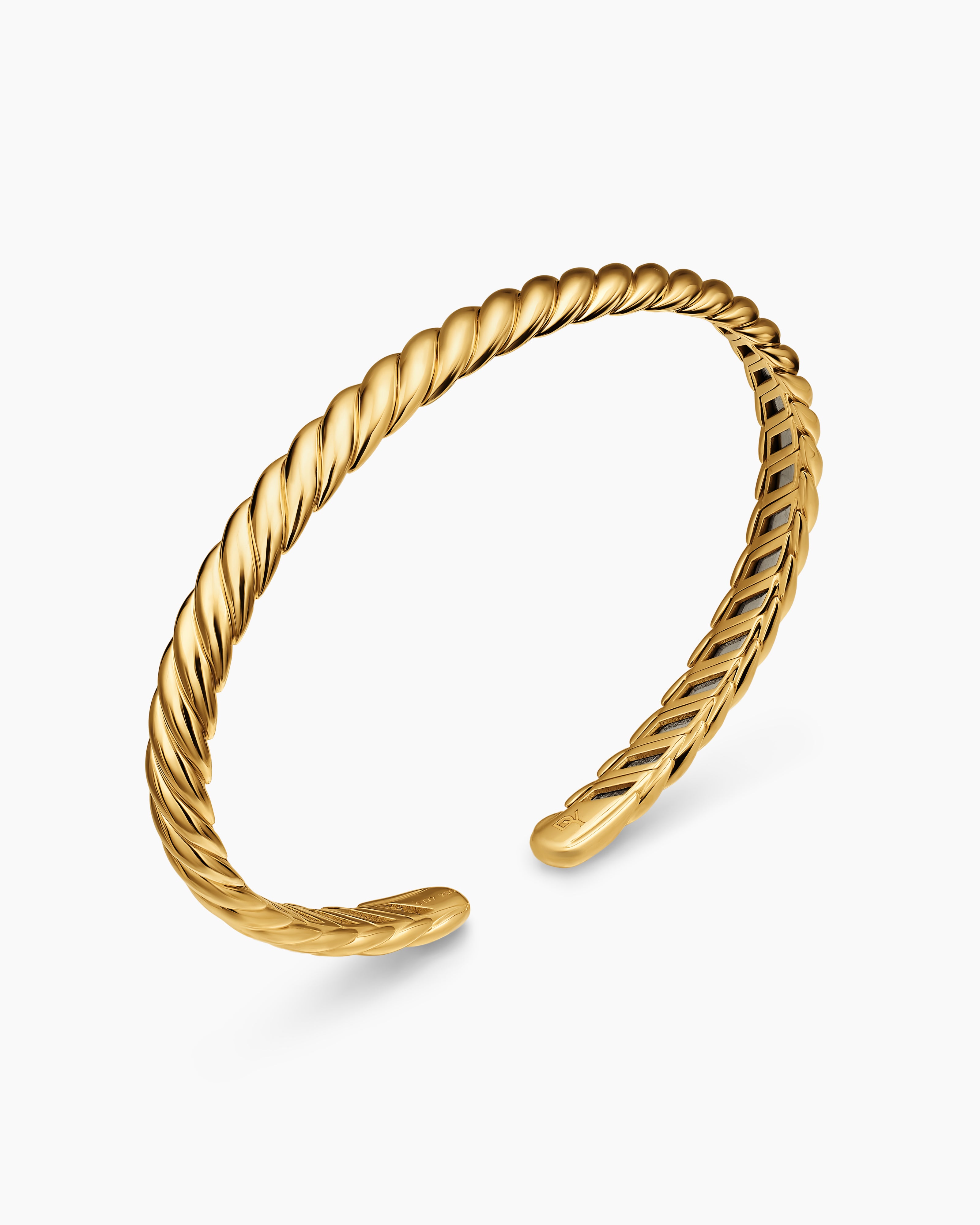 Sculpted Cable Flex Bracelet, alternate detail view
