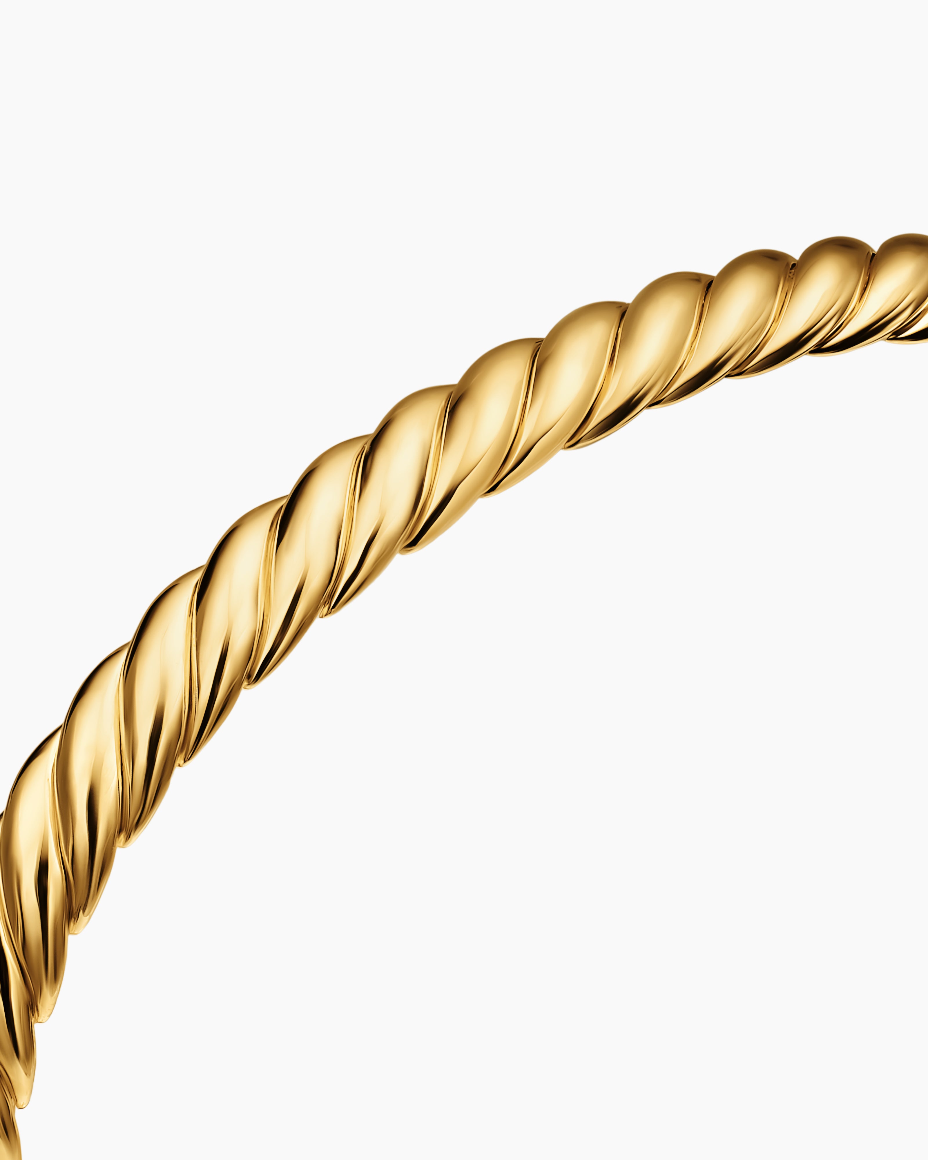 Sculpted Cable Flex Bracelet, alternate detail view