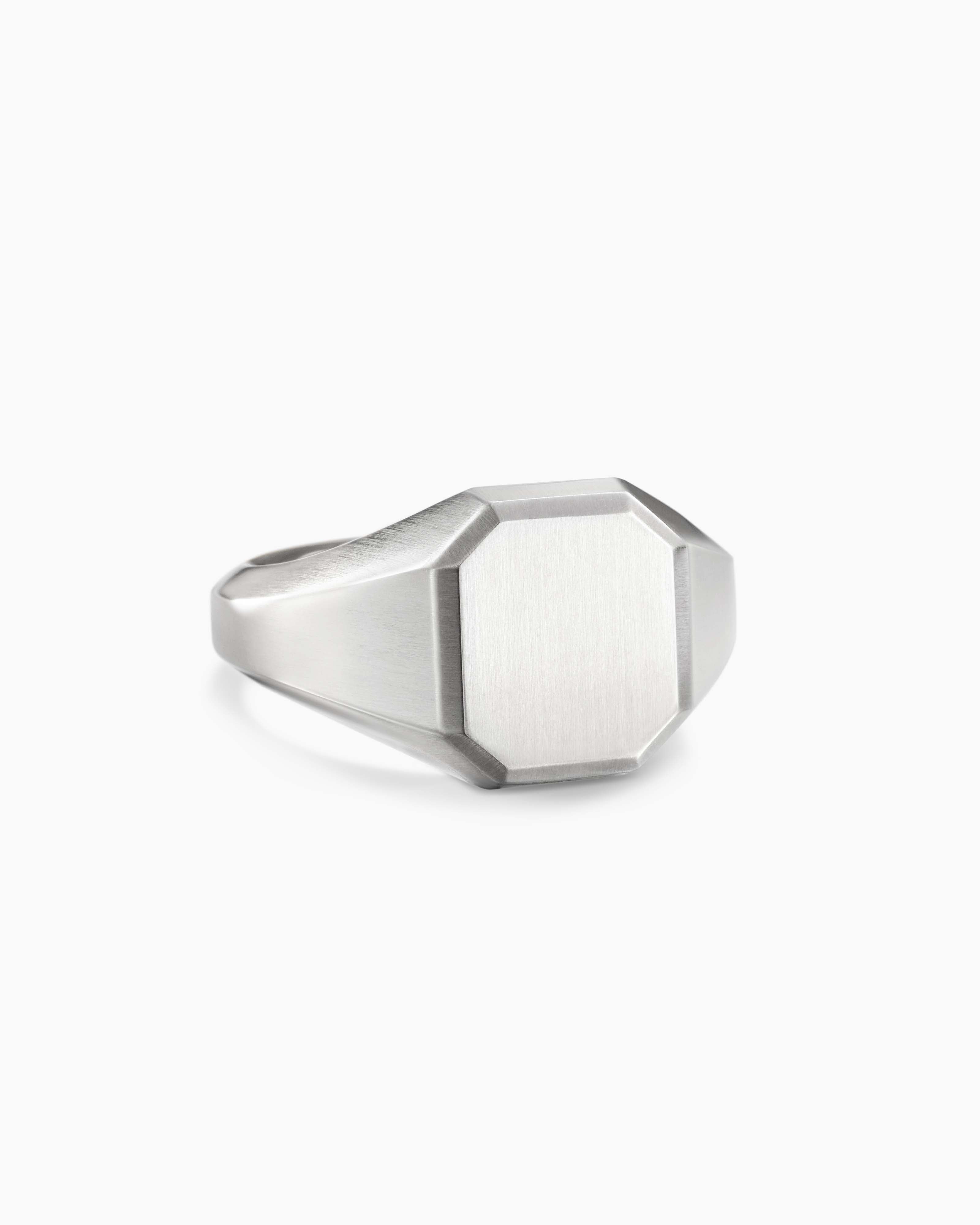 Streamline Signet Ring, product view