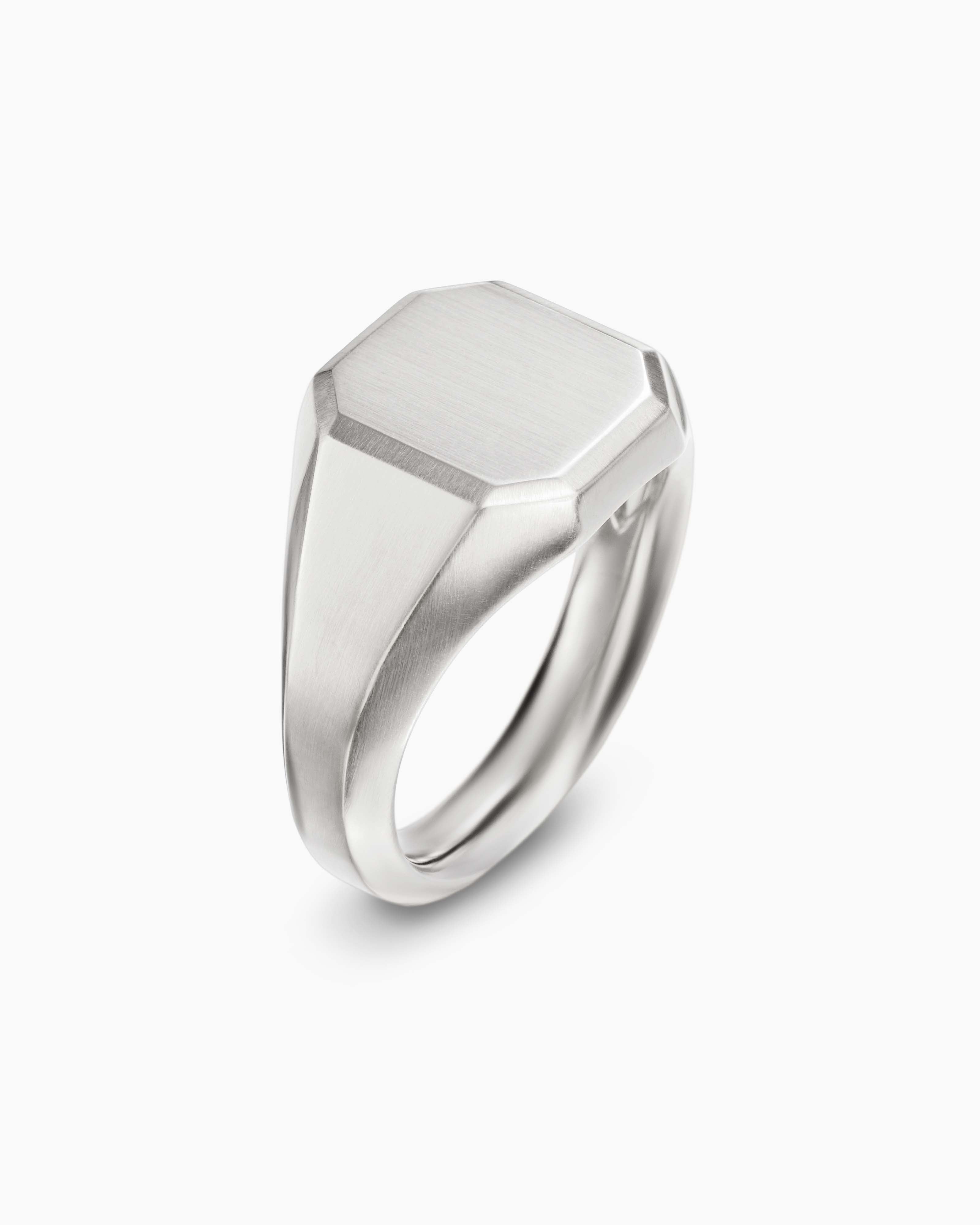 Streamline Signet Ring, alternate detail view
