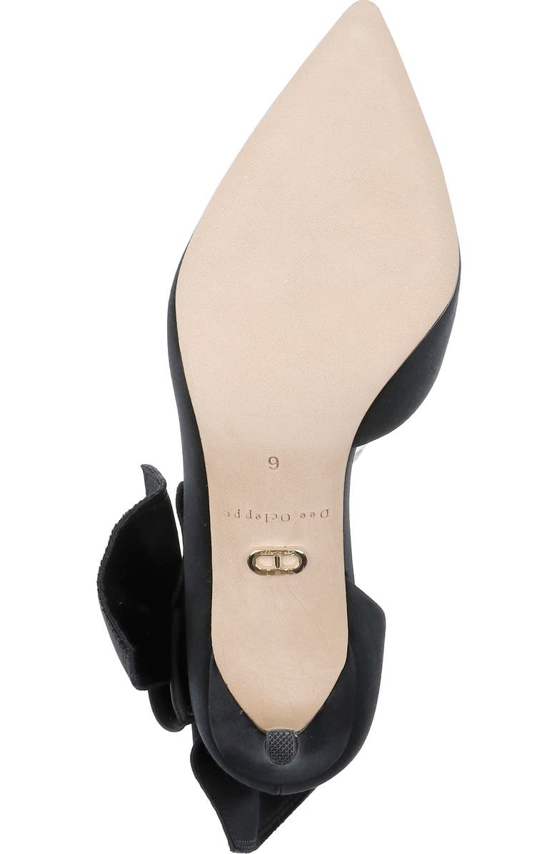 Sole view with branded insole and outsole
