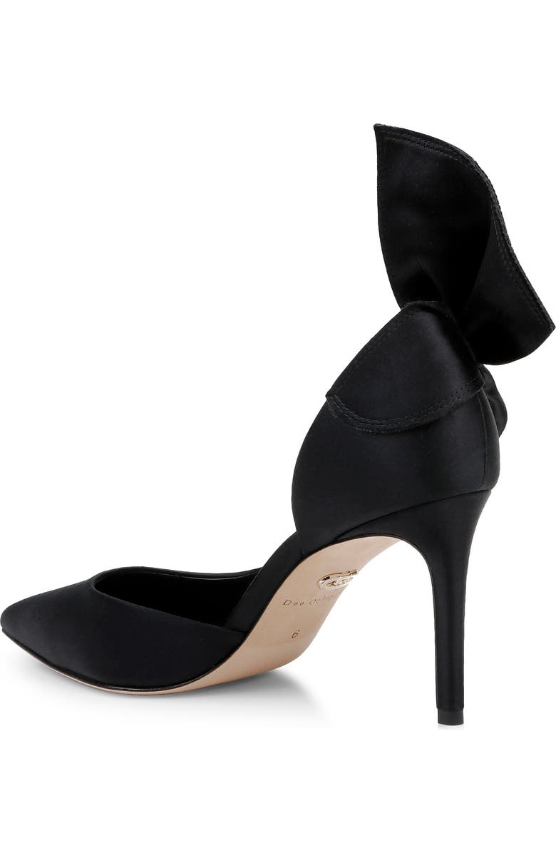 Side profile showing the slim stiletto heel