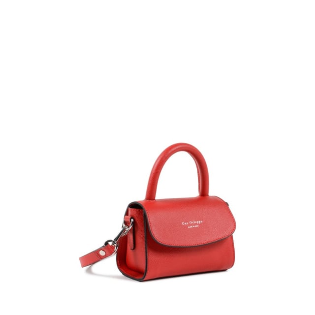 Red mini tote variation in compact proportion