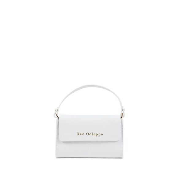 White mini Trieste with clean flap front