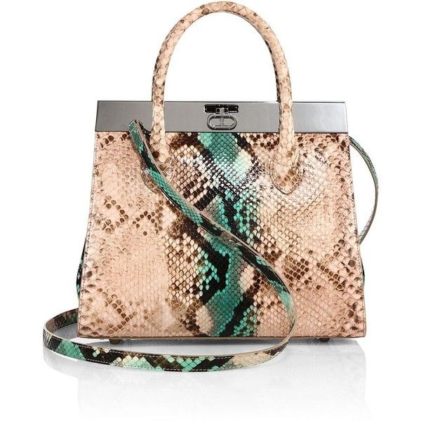 Structured python Roma with detachable strap