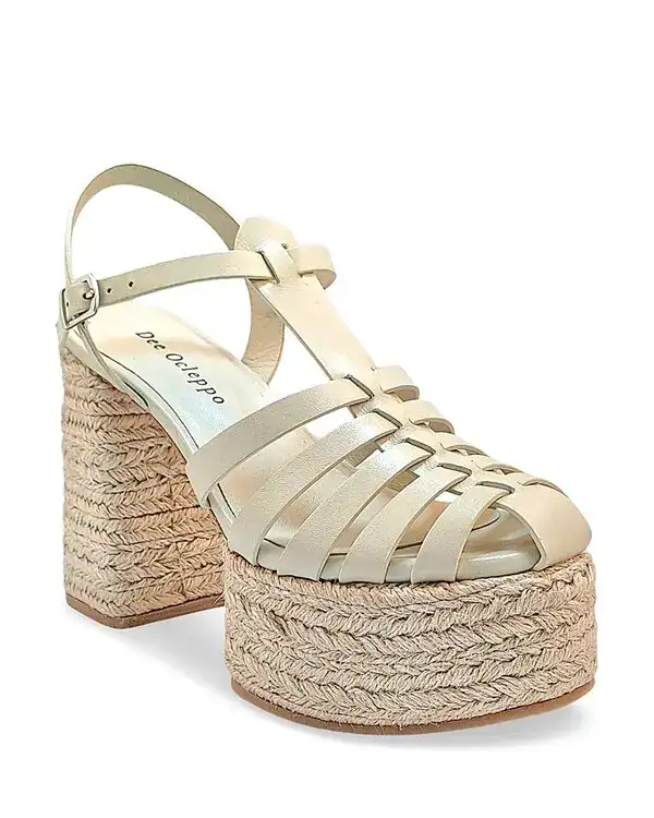 Tulum Leather Fisherman Espadrille Sandals