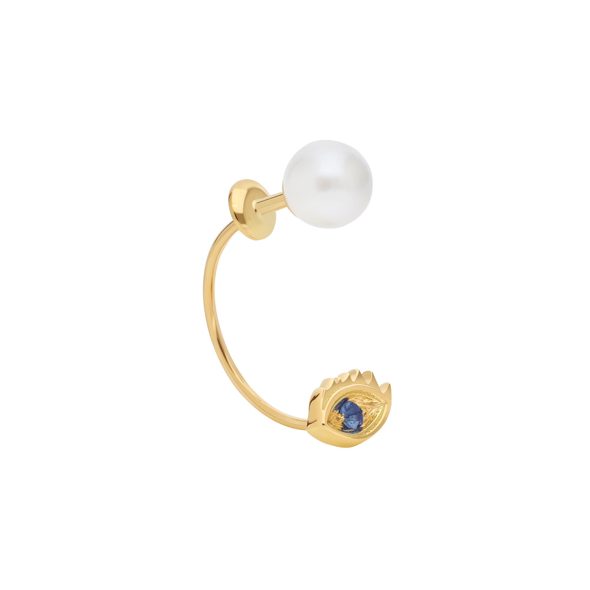 Micro Eye Piercing Earring