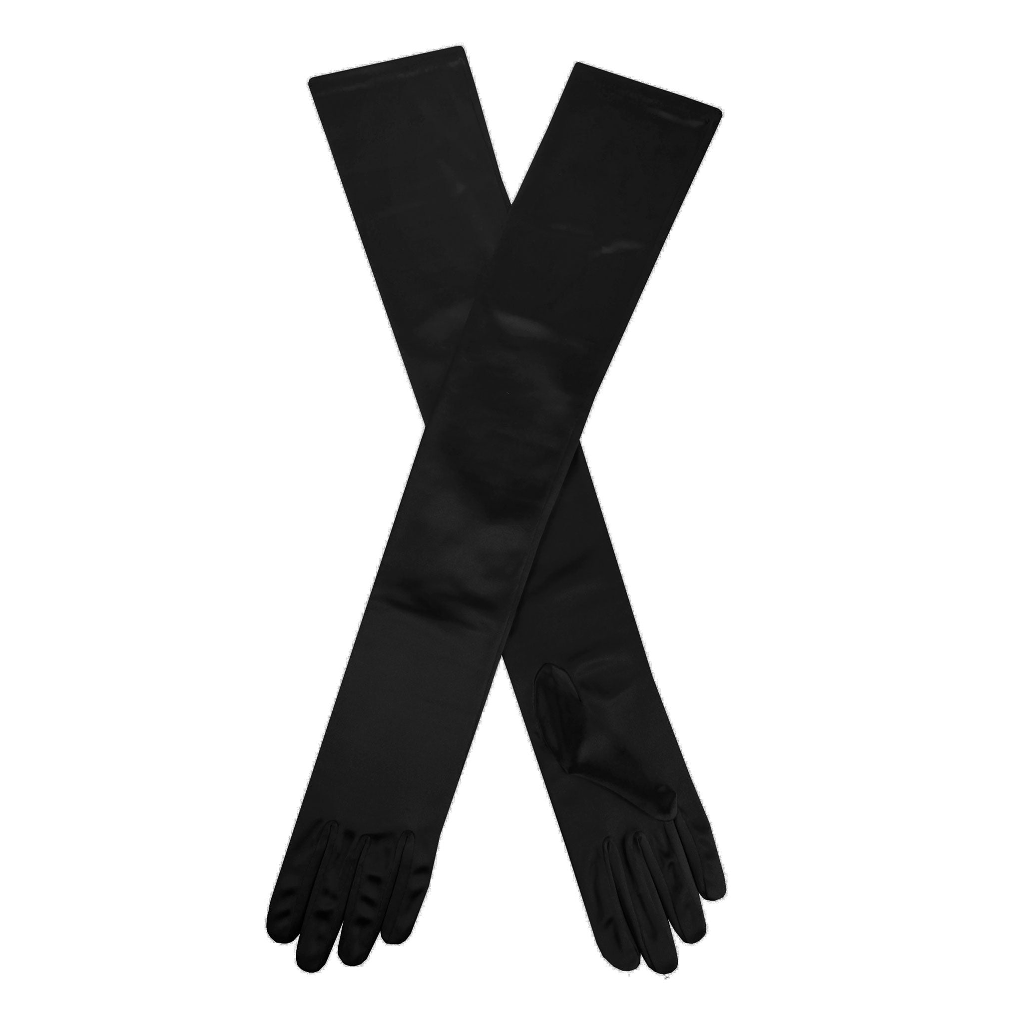 black opera satin pair