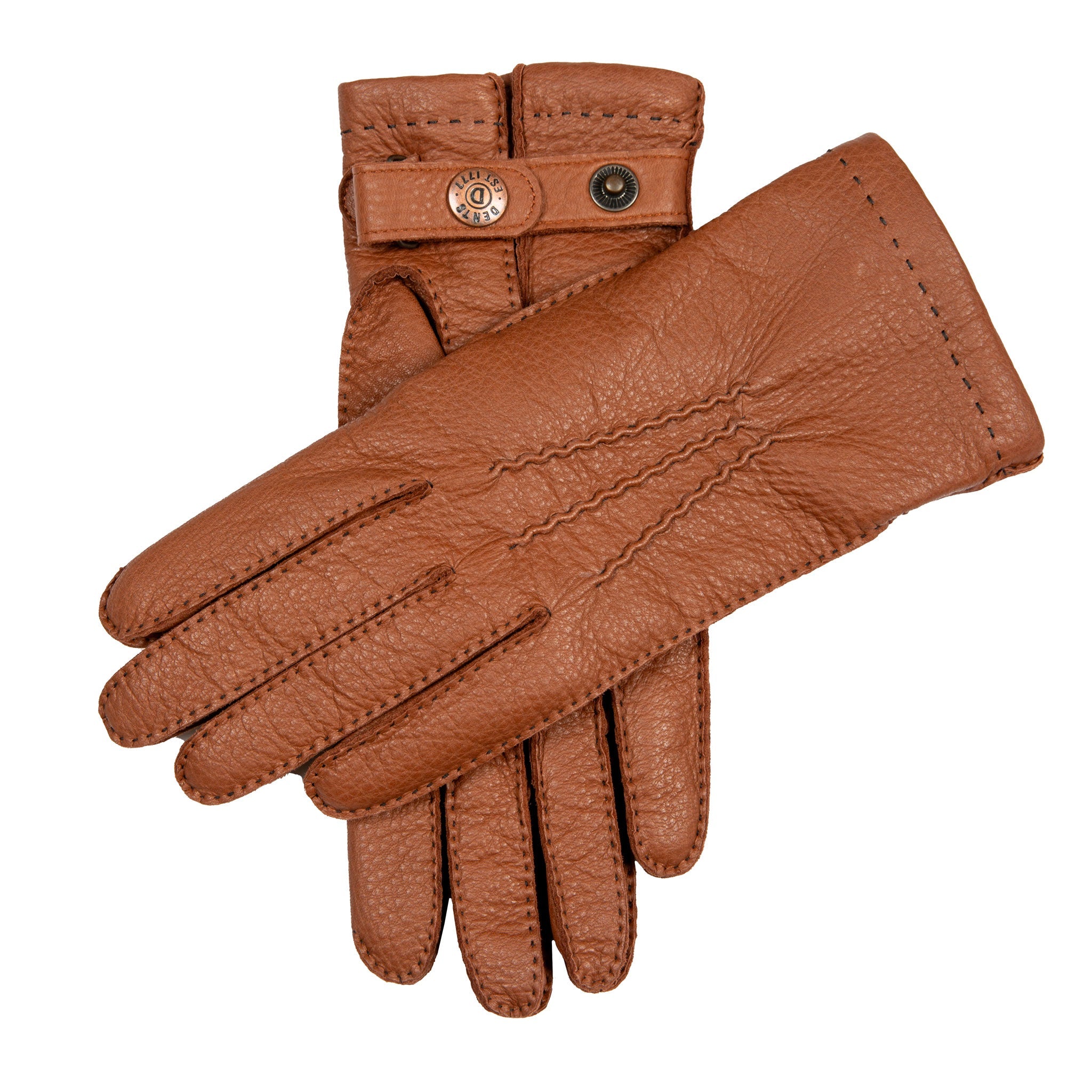 Heritage Handsewn Deerskin Cashmere-Lined Gloves