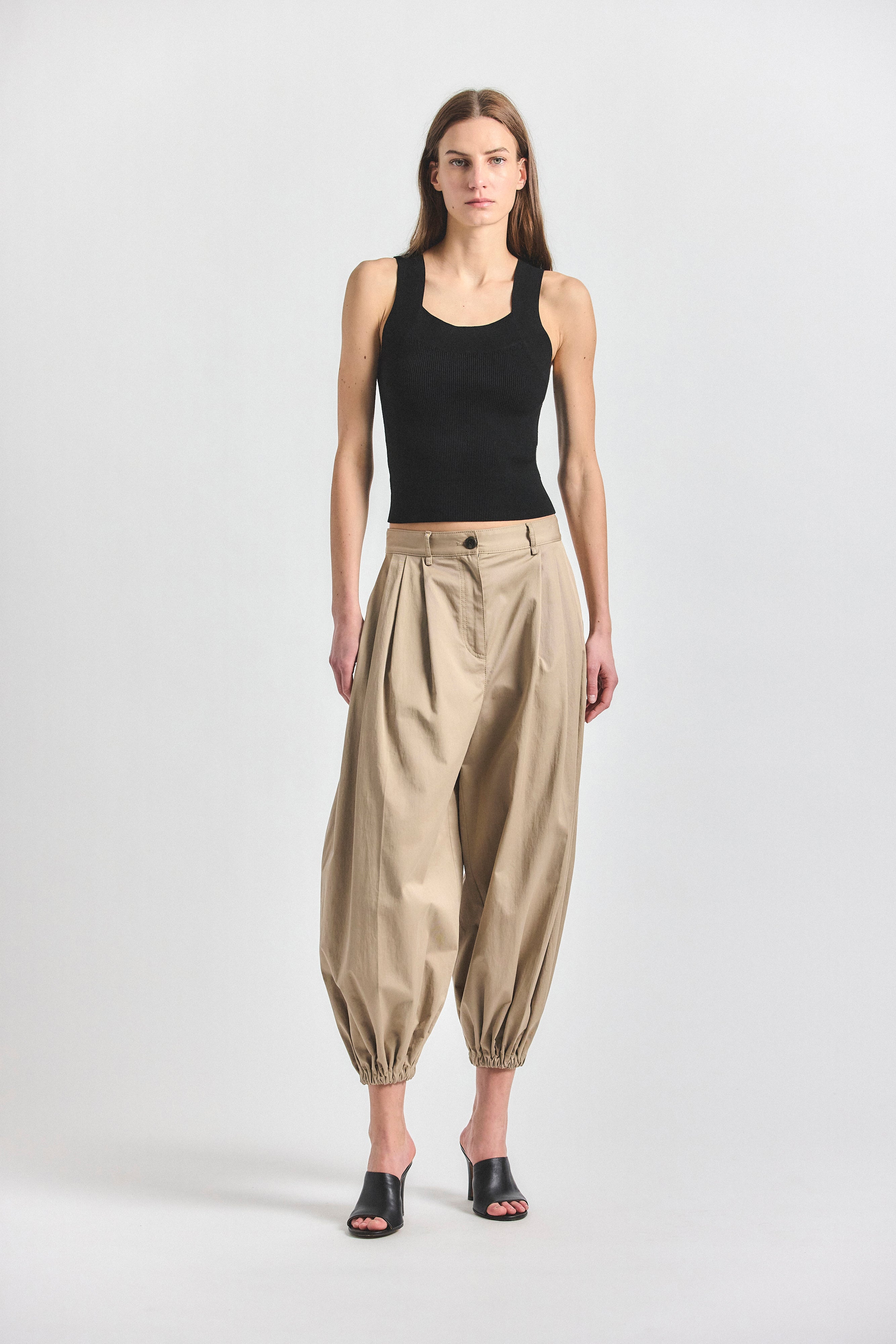 Kendall Pleated Balloon Pant