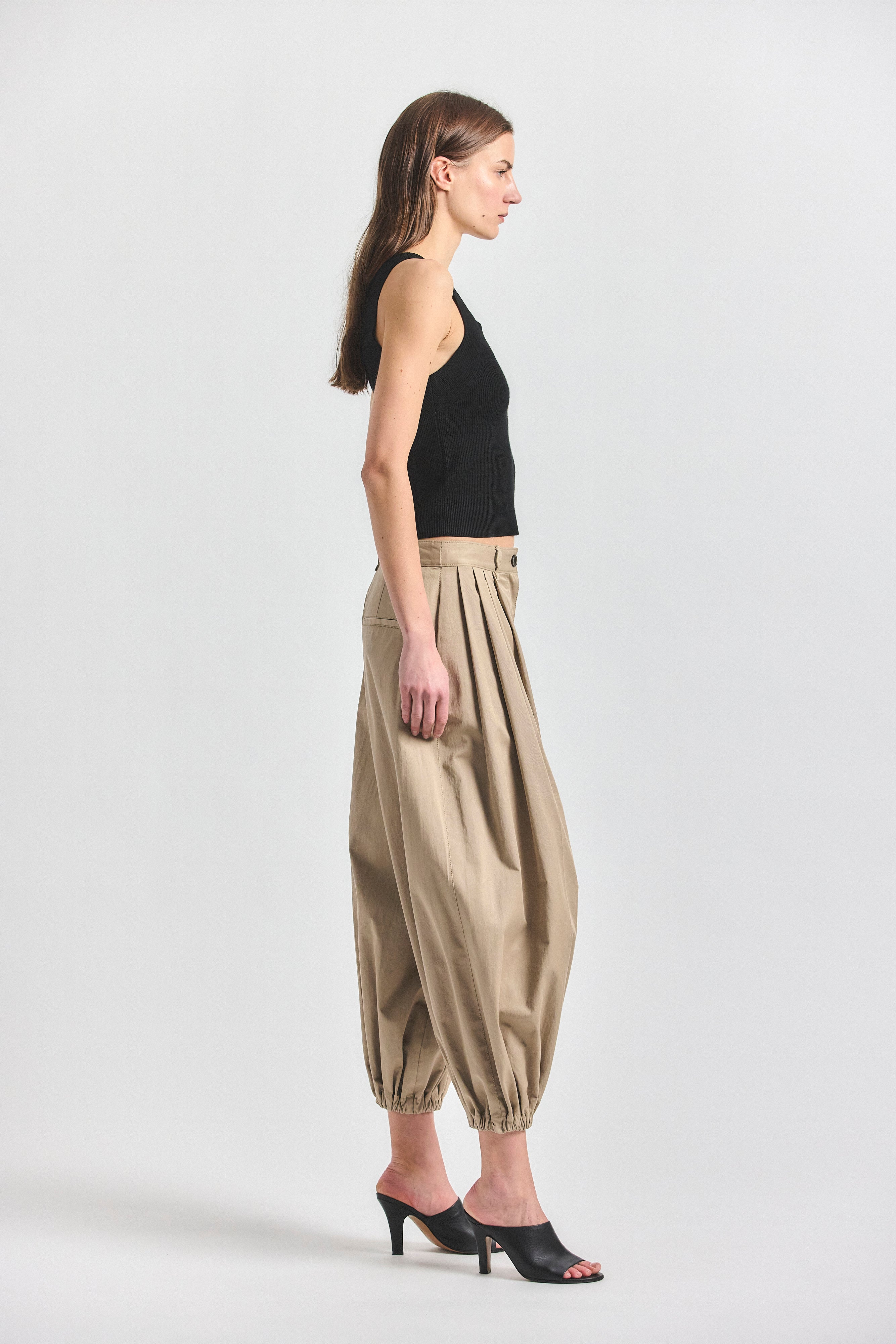 Kendall Pleated Balloon Pant, alternate official angle