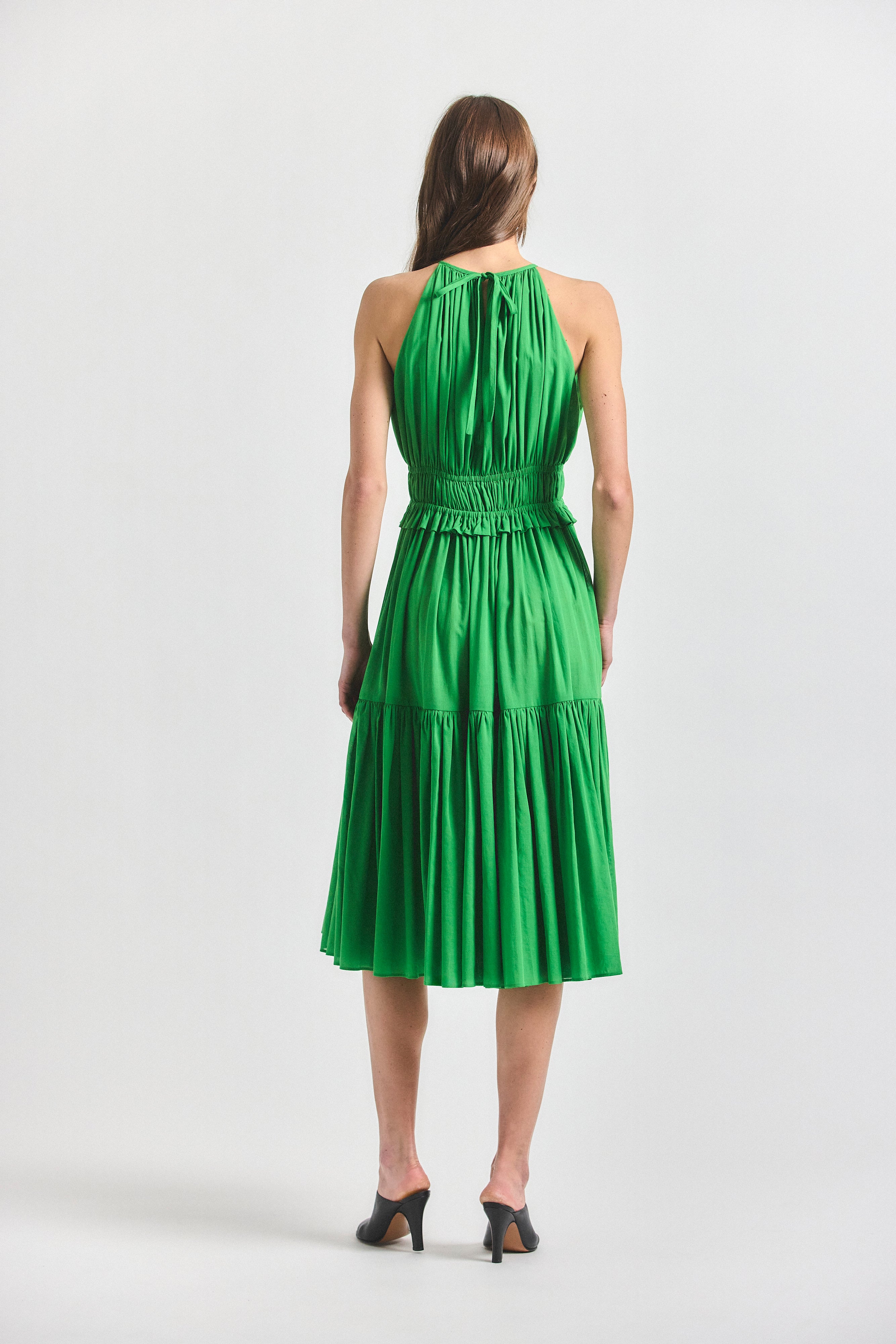 Sloane Keyhole Dress, detail or reverse view